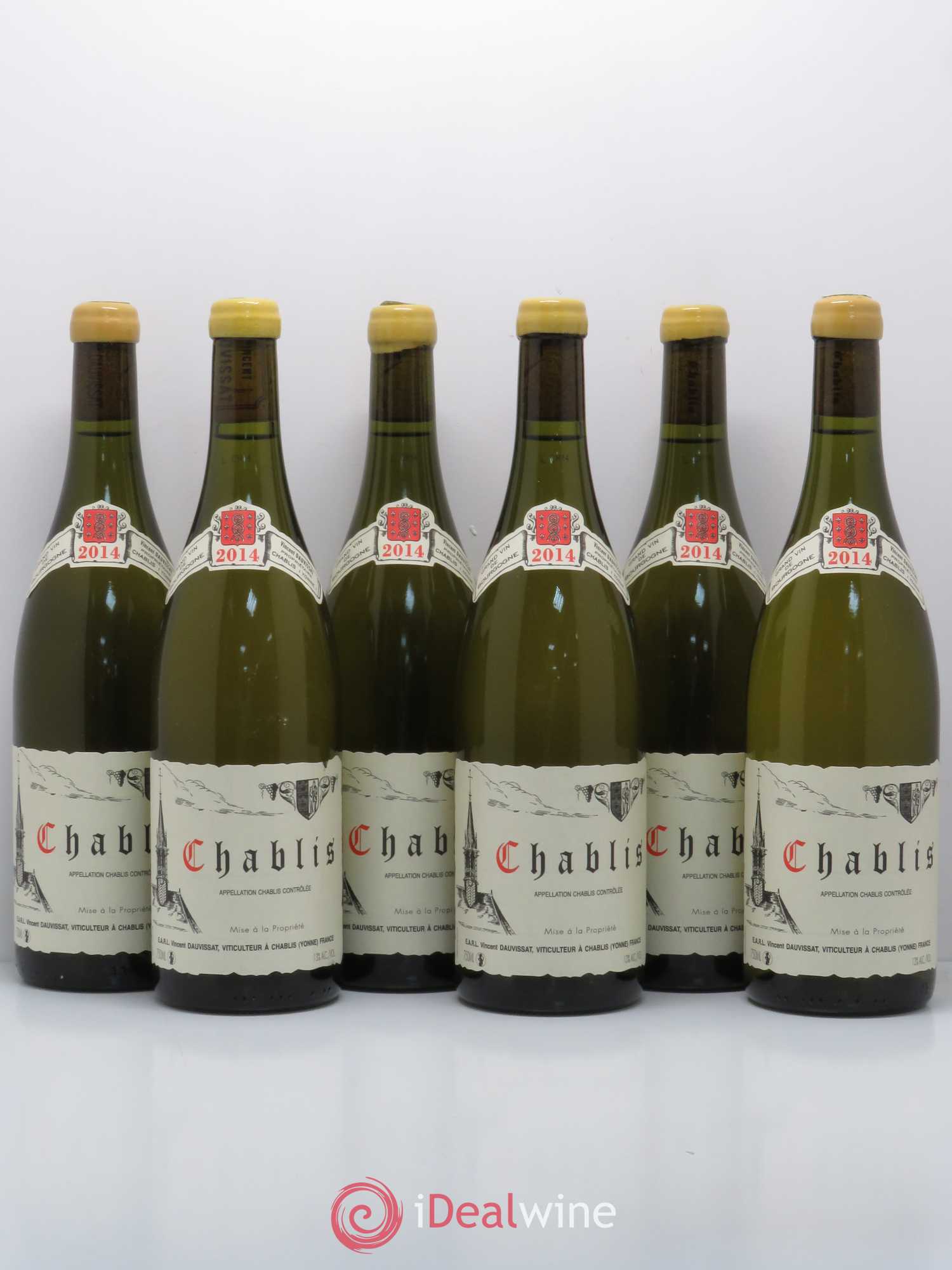 Chablis Vincent Dauvissat (Domaine) 2014 - Lot de 6 bouteilles - 0
