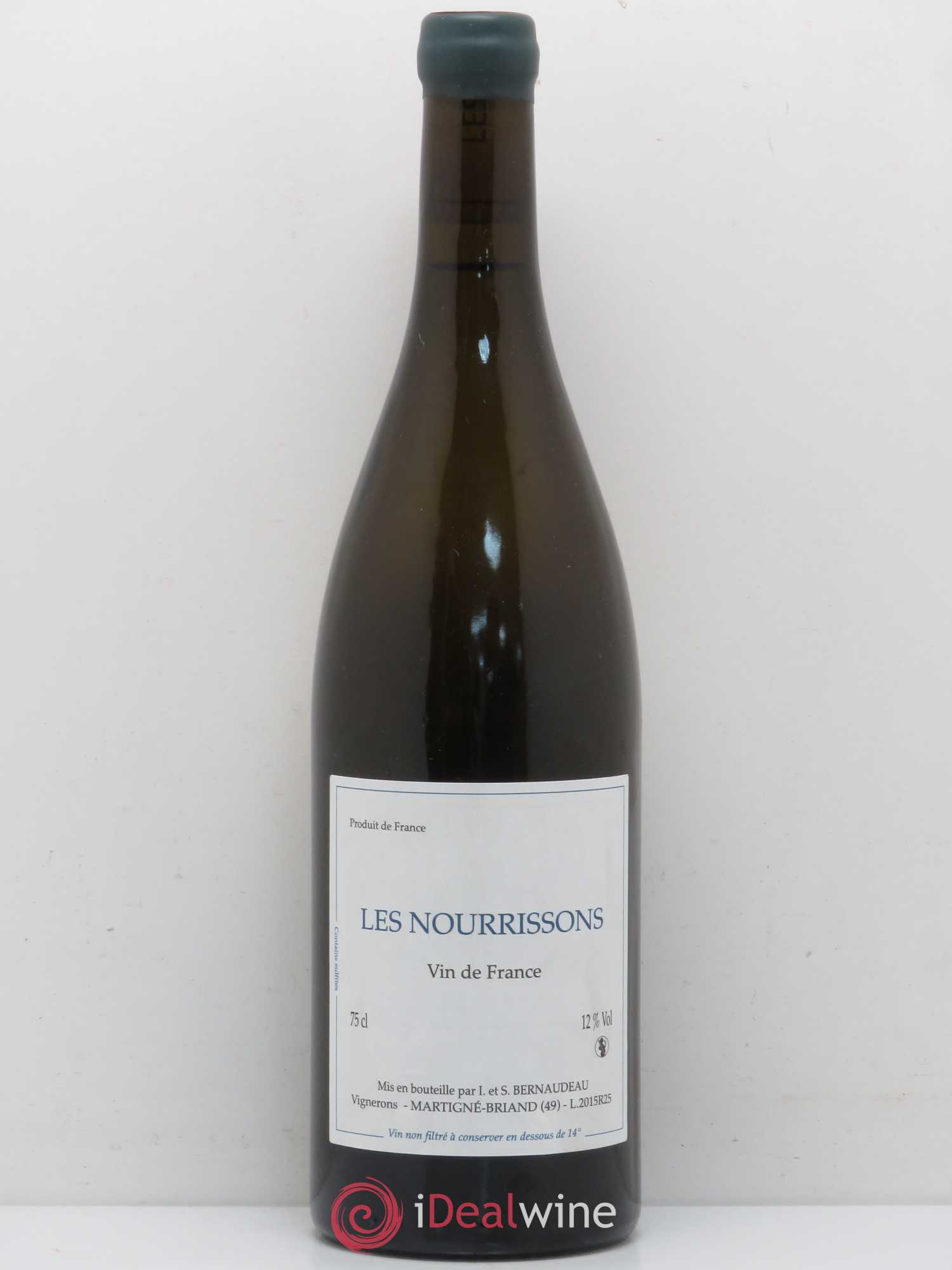 Vin de France Les Nourrissons Stéphane Bernaudeau 2015 - Lot de 1 bouteille - 0