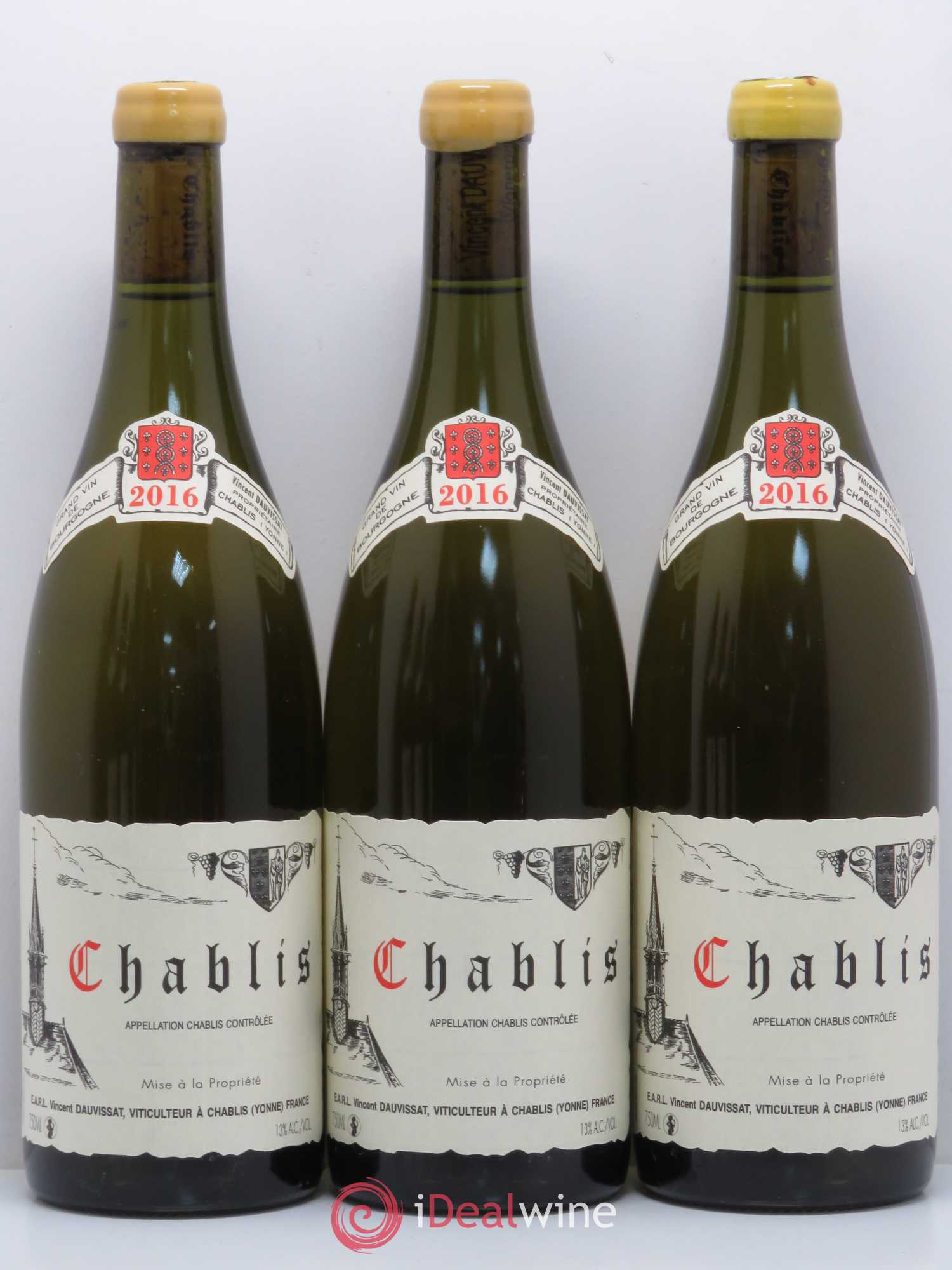 Chablis Vincent Dauvissat (Domaine) 2016 - Lot de 6 bouteilles - 1