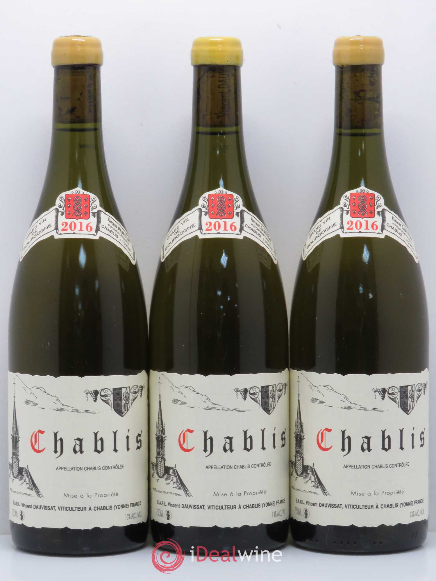 Chablis Vincent Dauvissat (Domaine) 2016 - Lot de 6 bouteilles - 2