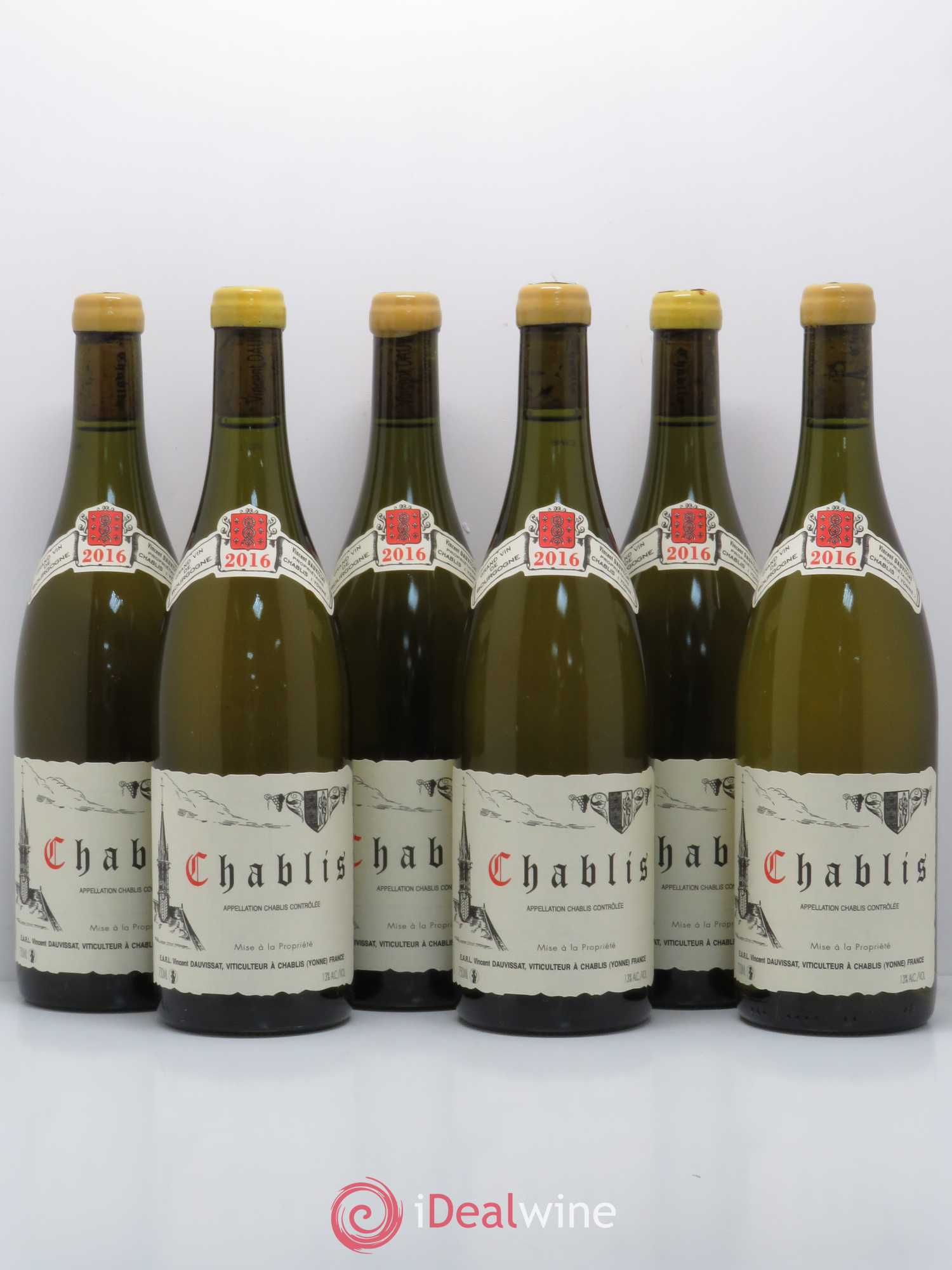 Chablis Vincent Dauvissat (Domaine) 2016 - Lot de 6 bouteilles - 0