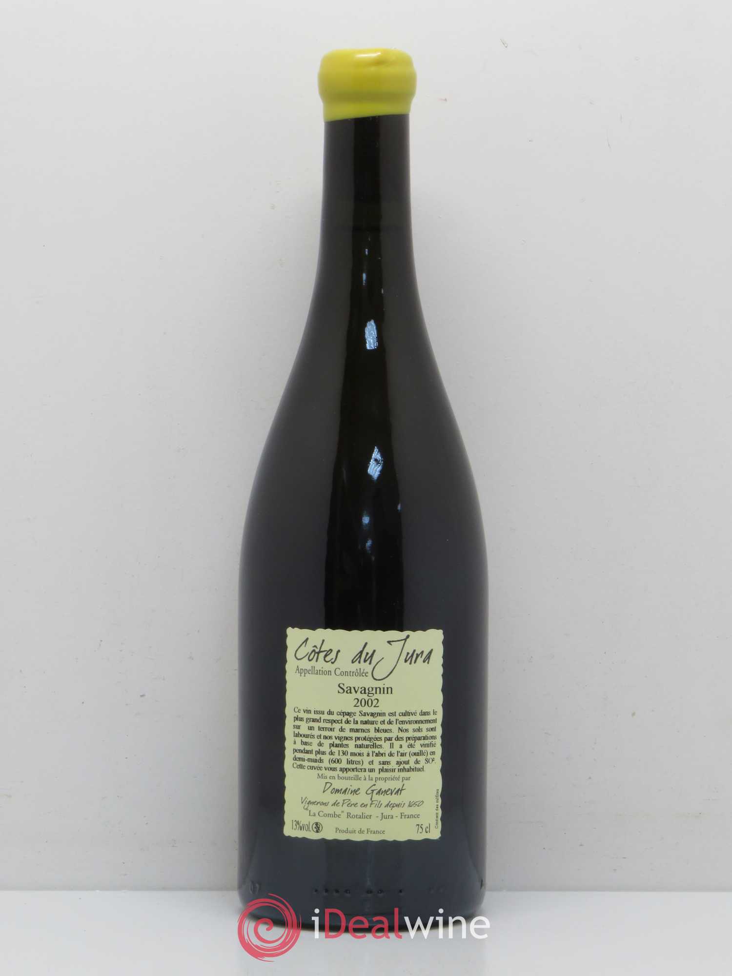 Côtes du Jura Les Vignes de mon Père Jean-François Ganevat (Domaine) 2002 - Lot de 1 bouteille - 1