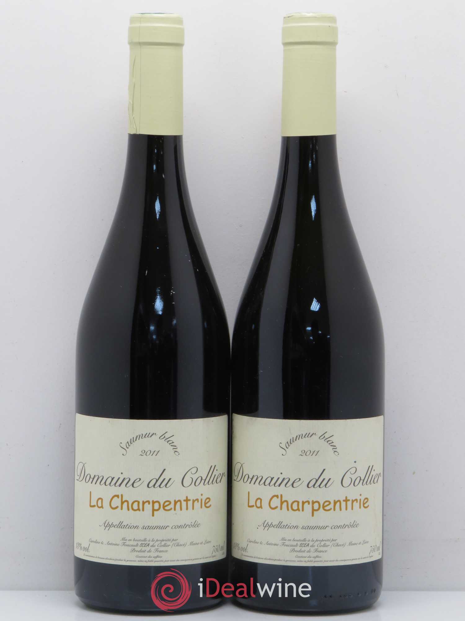 Saumur La Charpentrie Domaine du Collier 2011 - Lot de 2 bouteilles - 0