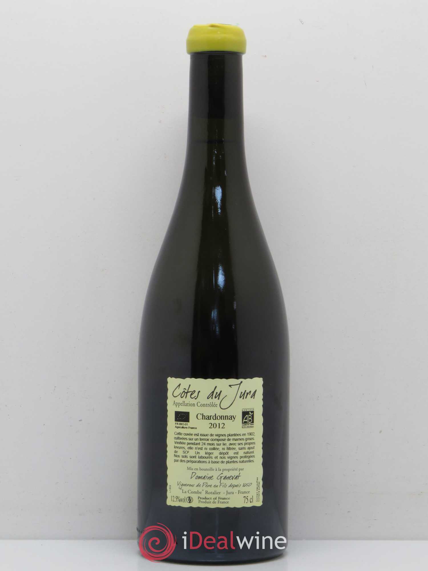 Côtes du Jura Les Chalasses Vieilles Vignes Jean-François Ganevat (Domaine) 2012 - Lot de 1 bouteille - 1