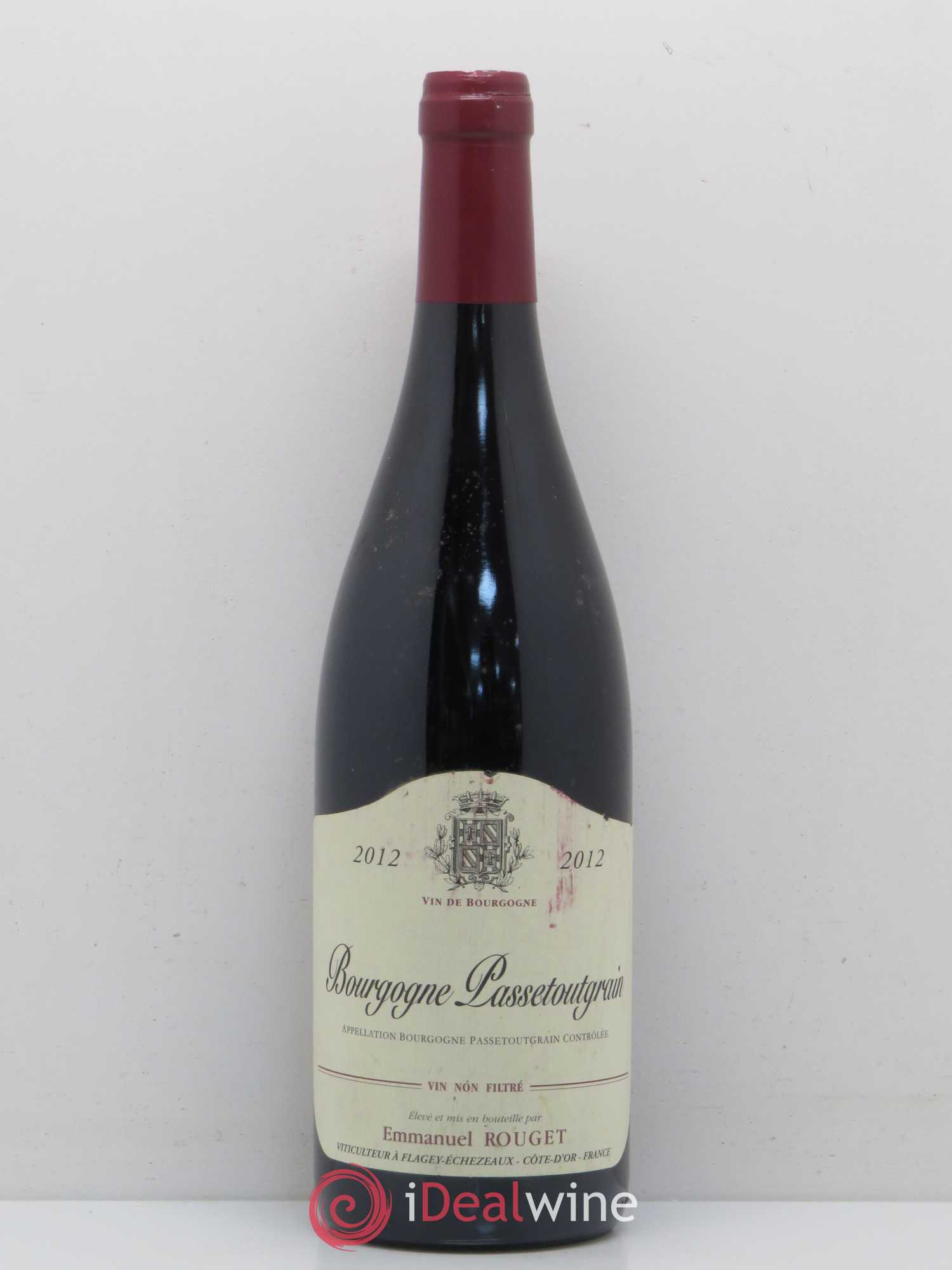 Bourgogne Passetoutgrain Domaine Rouget 2012 - Lot de 1 bouteille - 0