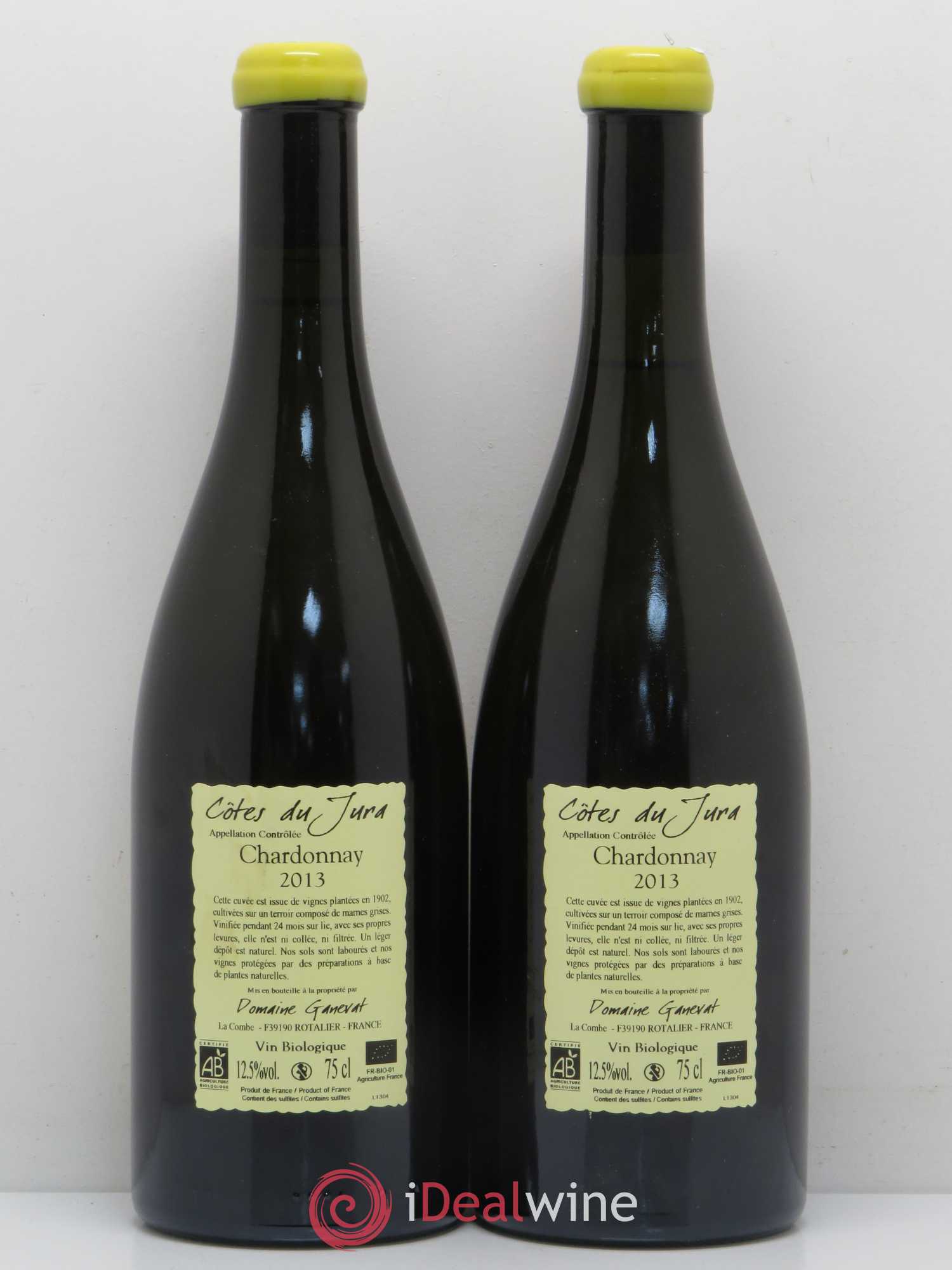 Côtes du Jura Les Chalasses Vieilles Vignes Jean-François Ganevat (Domaine) 2013 - Lot de 2 bouteilles - 1