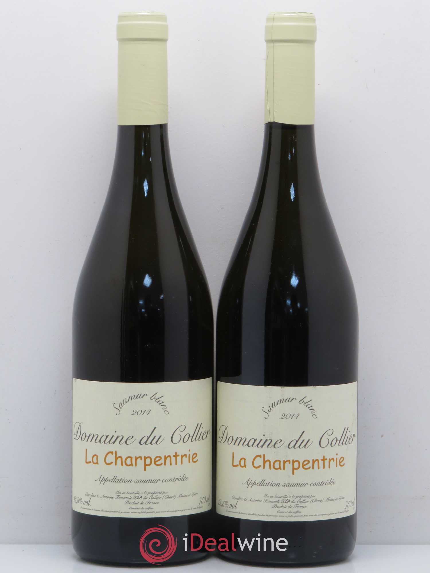Saumur La Charpentrie Domaine du Collier 2014 - Lot de 2 bouteilles - 0