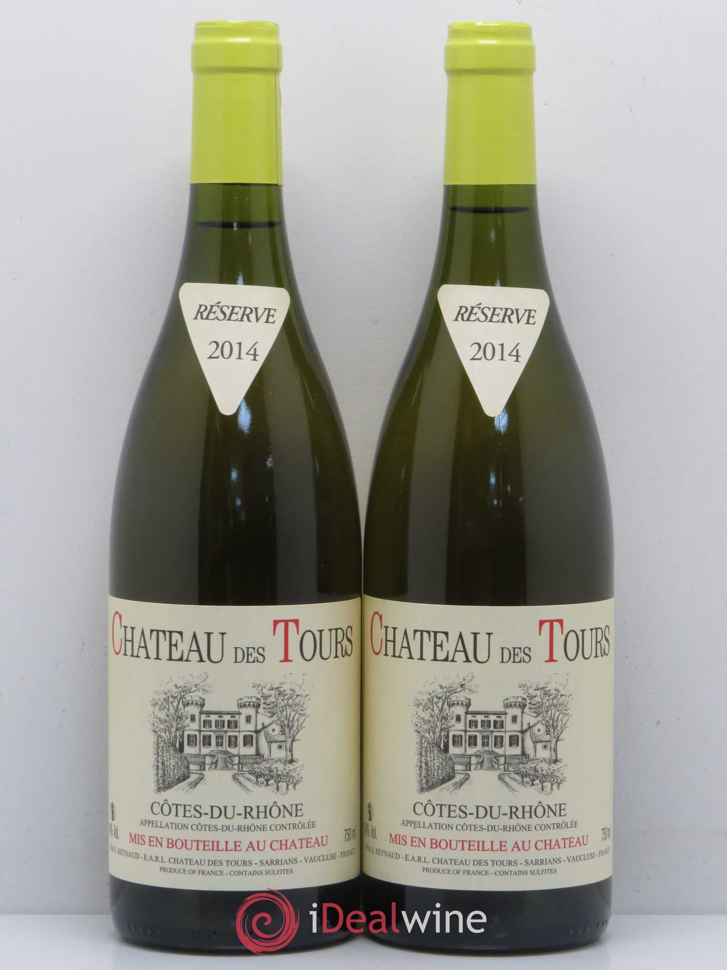 Côtes-du-Rhône Château des Tours Emmanuel Reynaud 2014 - Lot de 2 bouteilles - 0