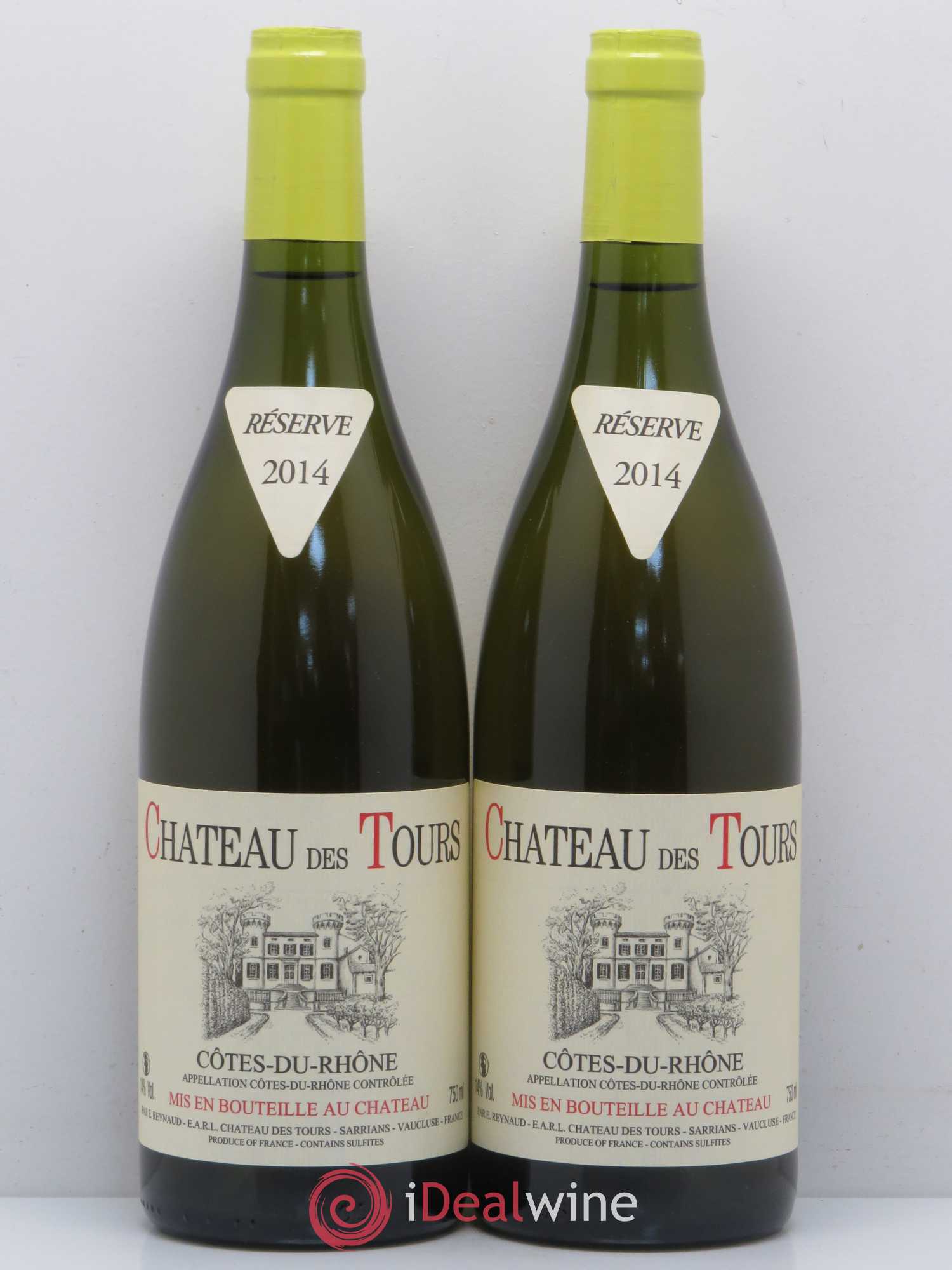 Côtes-du-Rhône Château des Tours Emmanuel Reynaud 2014 - Lot de 2 bouteilles - 0