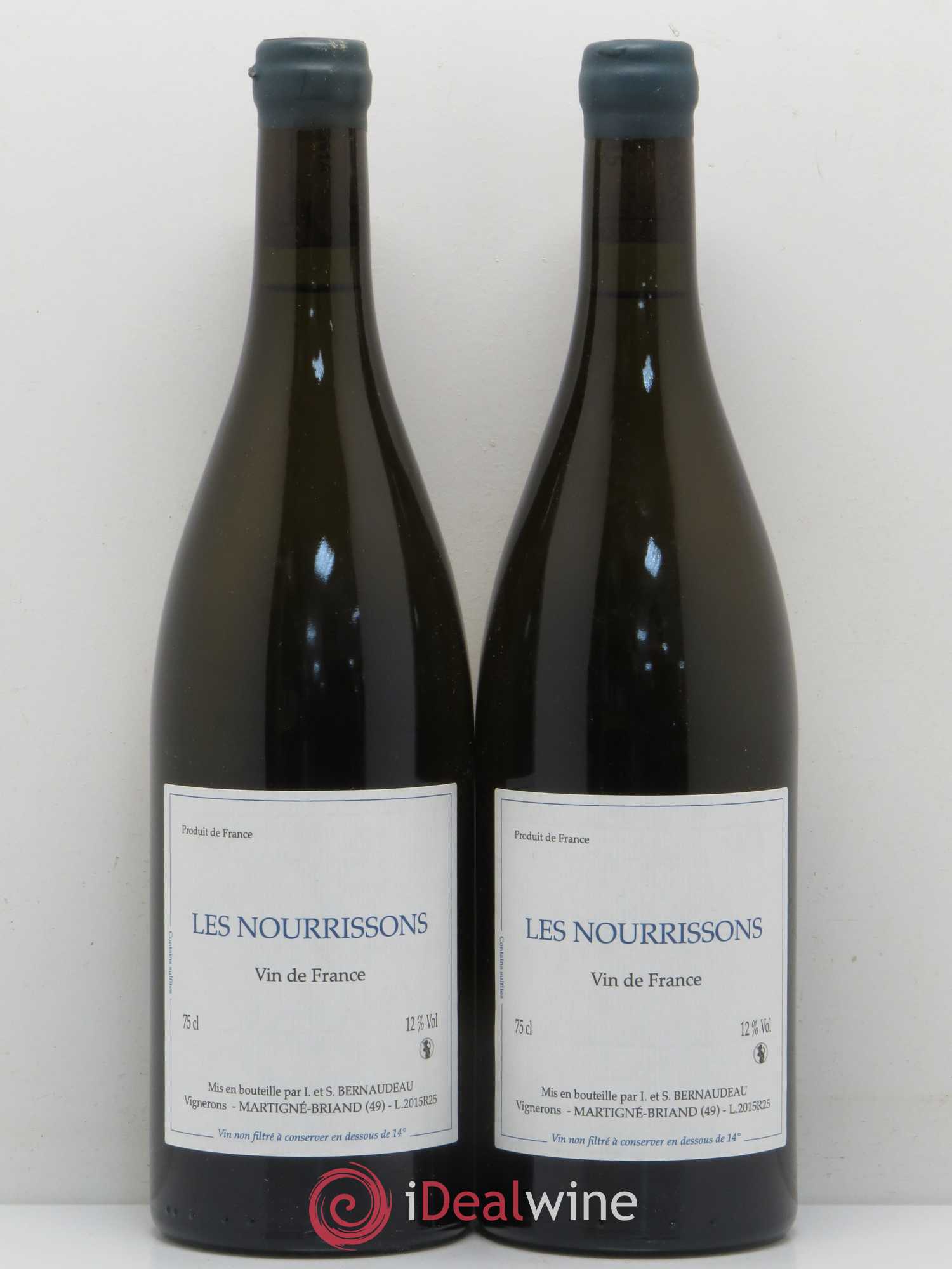 Vin de France Les Nourrissons Stéphane Bernaudeau 2015 - Lot de 2 bouteilles - 0