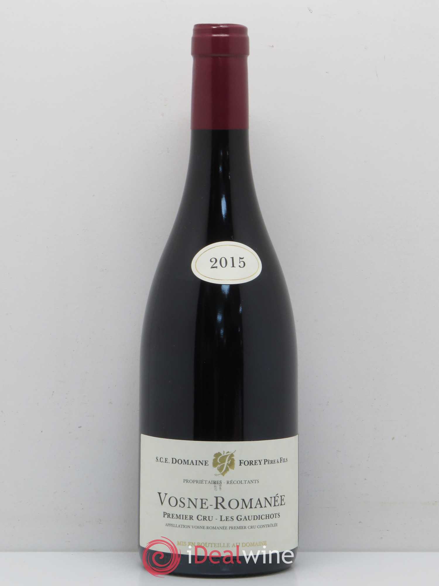 Vosne-Romanée 1er Cru Les Gaudichots Forey Père et Fils (Domaine) 2015 - Lot de 1 bouteille - 0