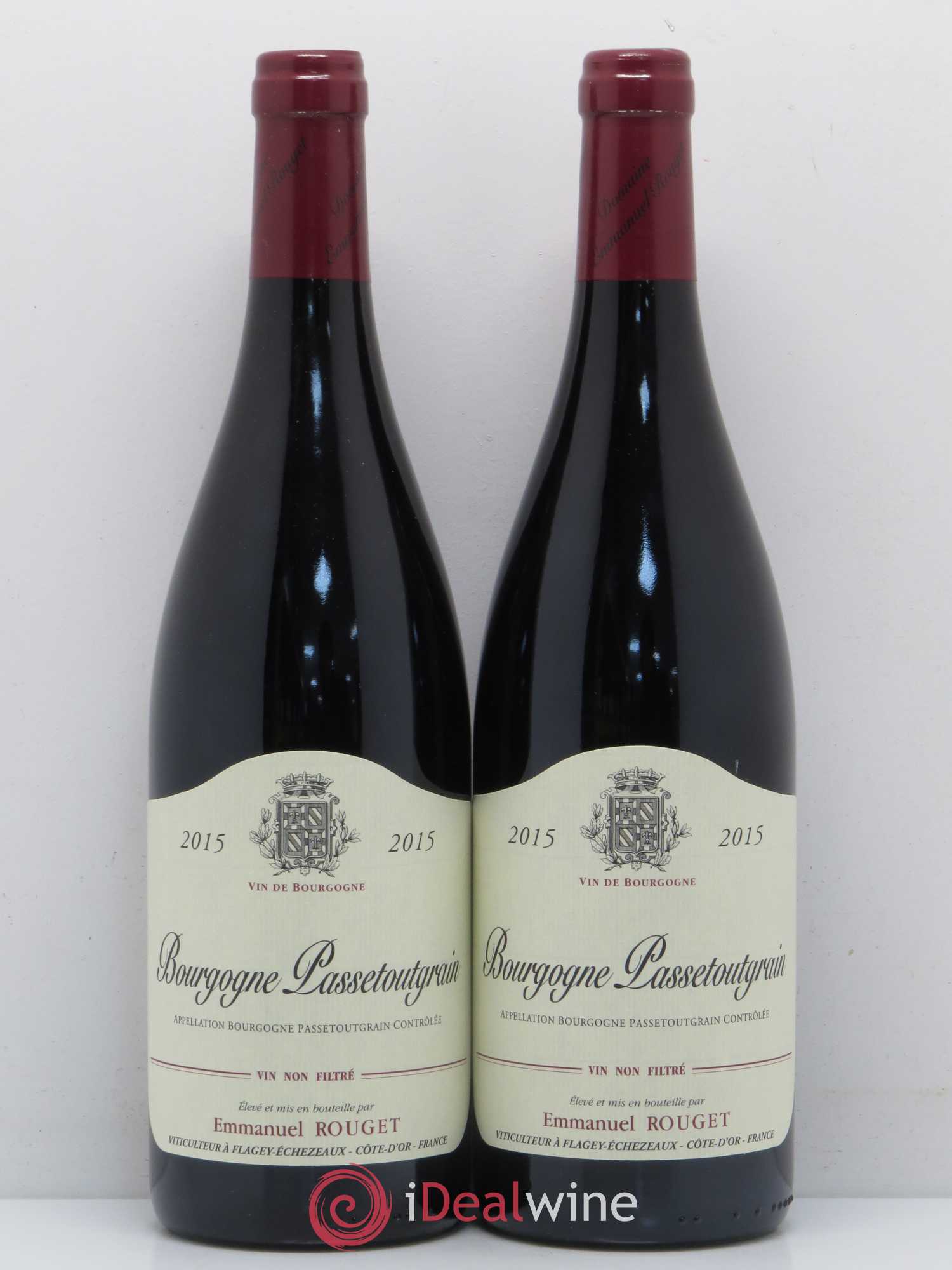 Bourgogne Passetoutgrain Domaine Rouget 2015 - Lot de 2 bouteilles - 0