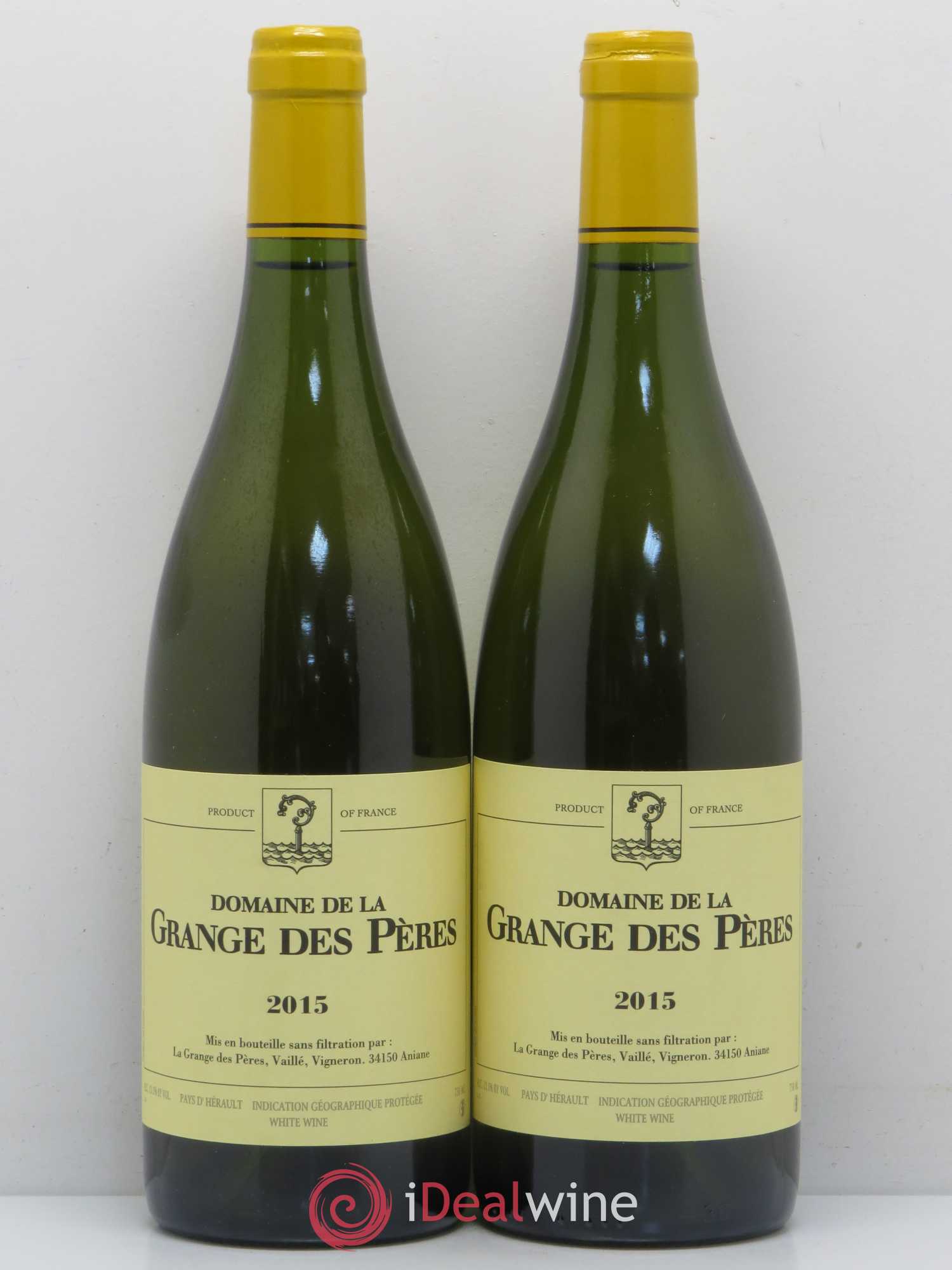 Pays d'Hérault Grange des Pères Laurent Vaillé 2015 - Lot de 2 bouteilles - 0