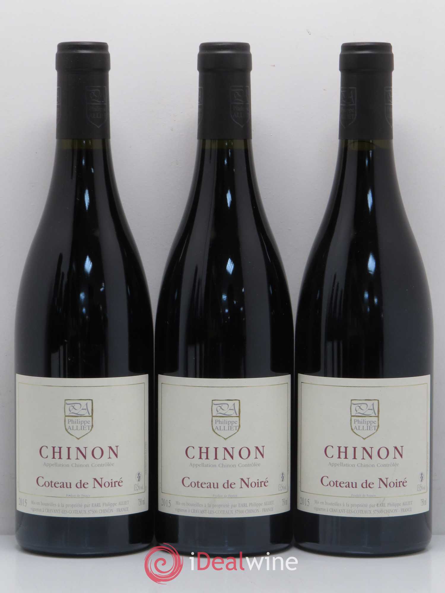 Chinon Coteau de Noiré Philippe Alliet 2015 - Lot de 6 bouteilles - 1