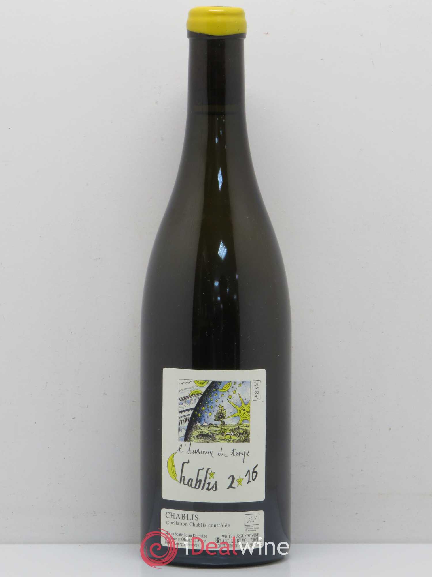 Chablis L'humeur du temps Domaine dAlice et Olivier de Moor 2016 - Posten von 1 Flasche - 0