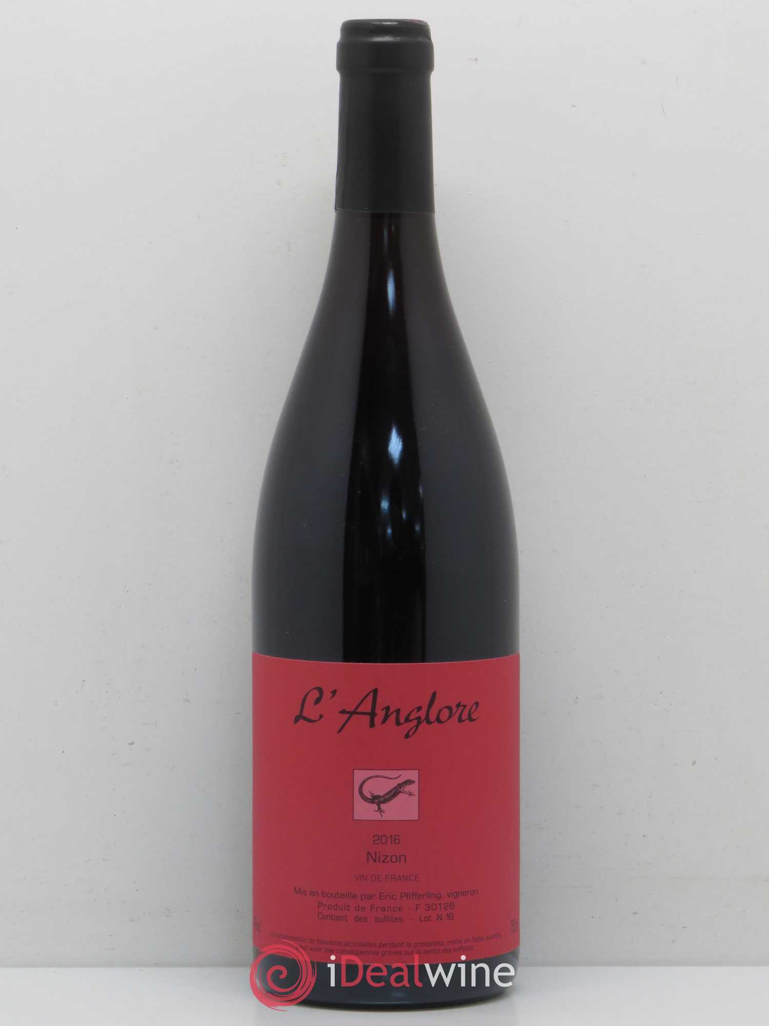 Divers Vin de France Nizon Domaine L'Anglore 2016 - Posten von 1 Flasche - 0