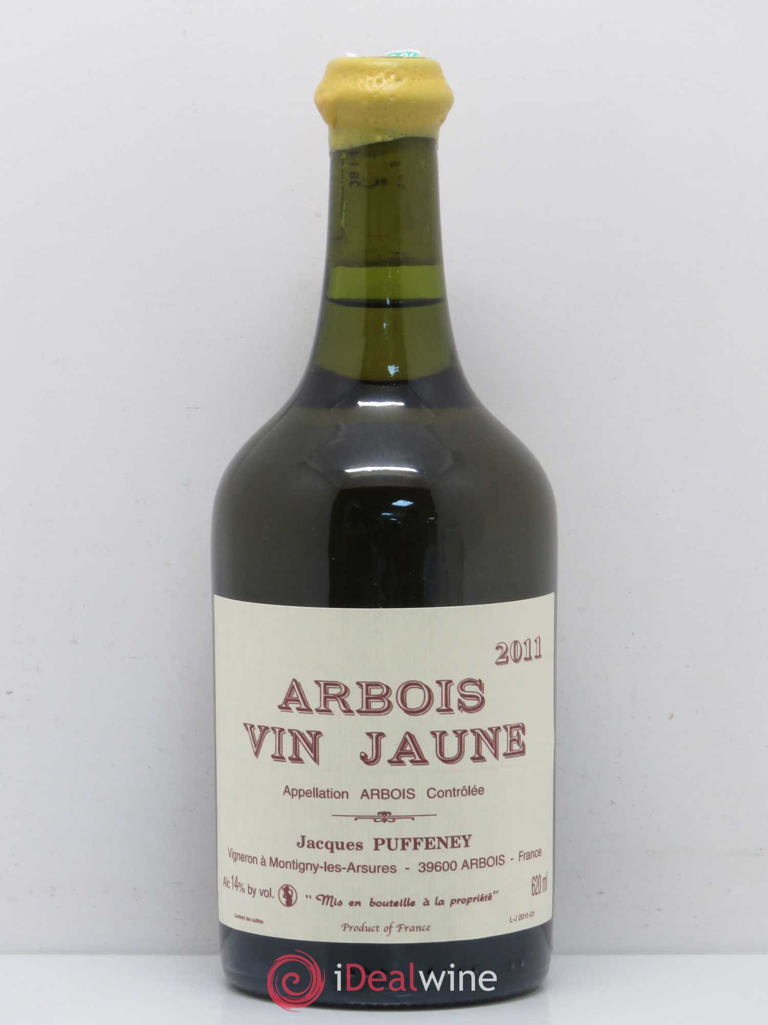 Arbois Vin Jaune Jacques Puffeney 2011 - Lot de 1 bouteille - 0