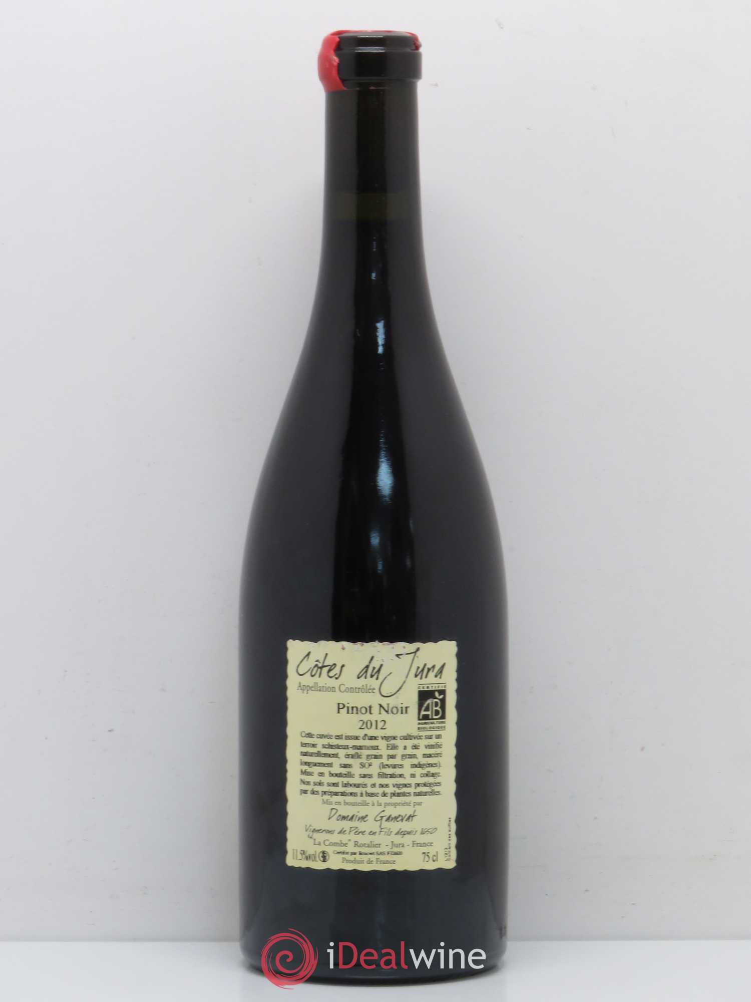 Côtes du Jura Pinot Noir En Billat Jean-François Ganevat (Domaine) 2012 - Lot de 1 bouteille - 1