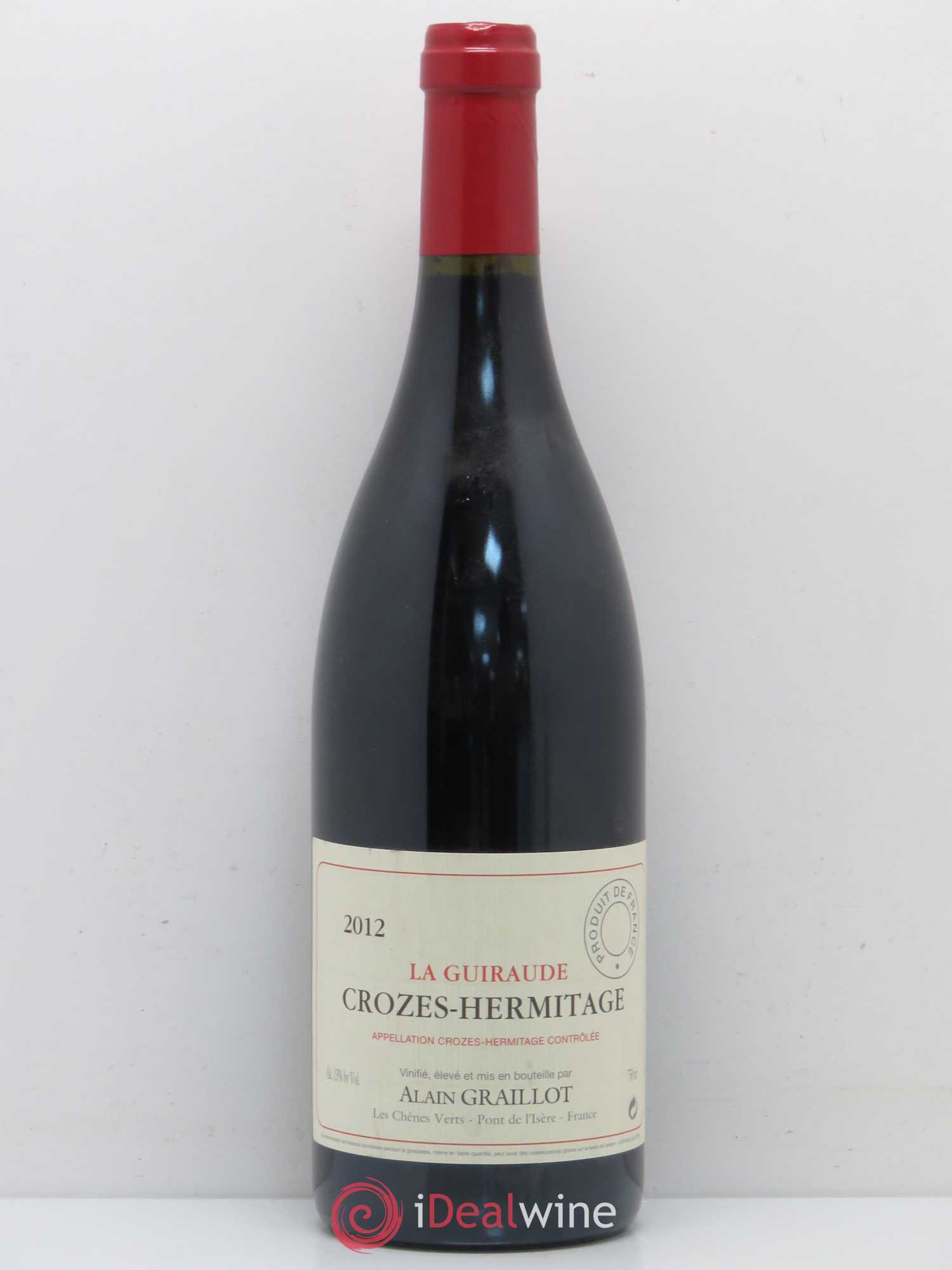 Crozes-Hermitage La Guiraude Domaine Graillot 2012 - Lot de 1 bouteille - 0