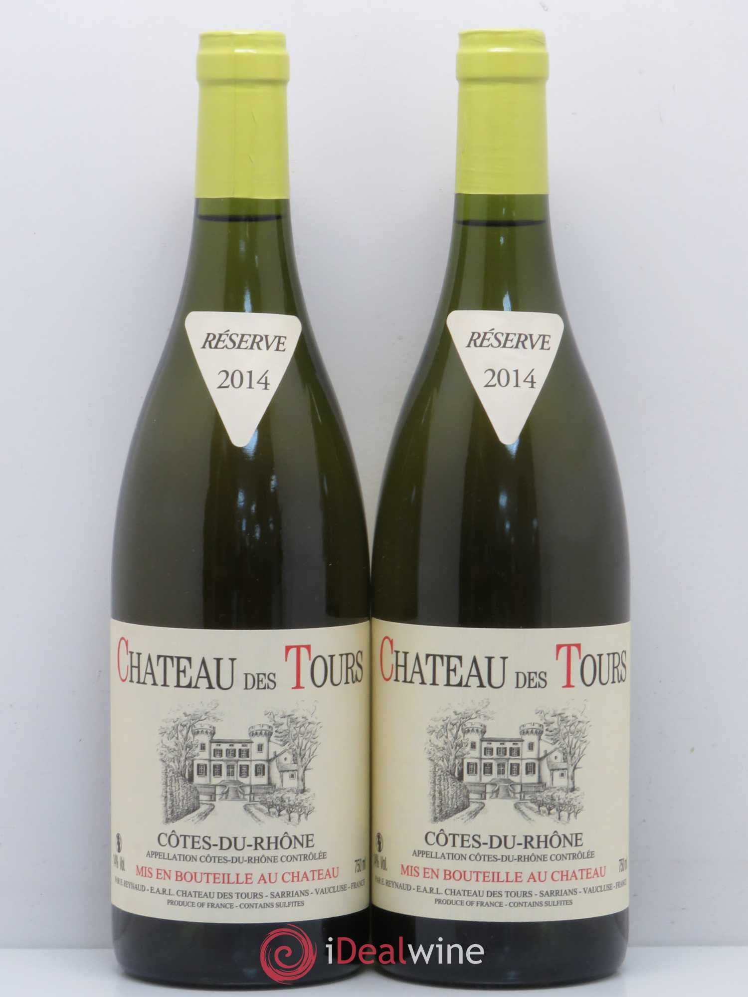 Côtes-du-Rhône Château des Tours Emmanuel Reynaud 2014 - Lot de 2 bouteilles - 0