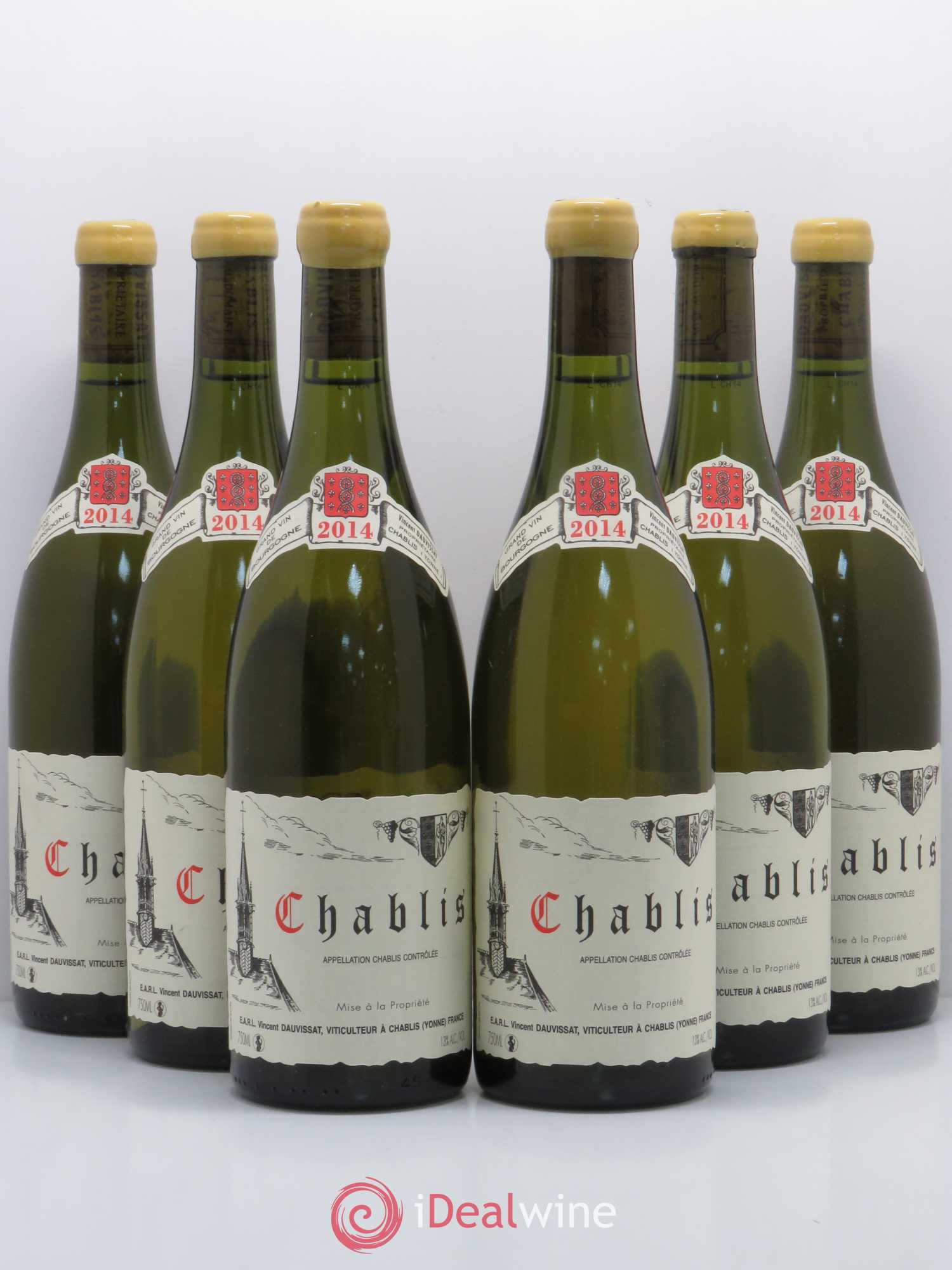 Chablis Vincent Dauvissat (Domaine) 2014 - Lot de 6 bouteilles - 0