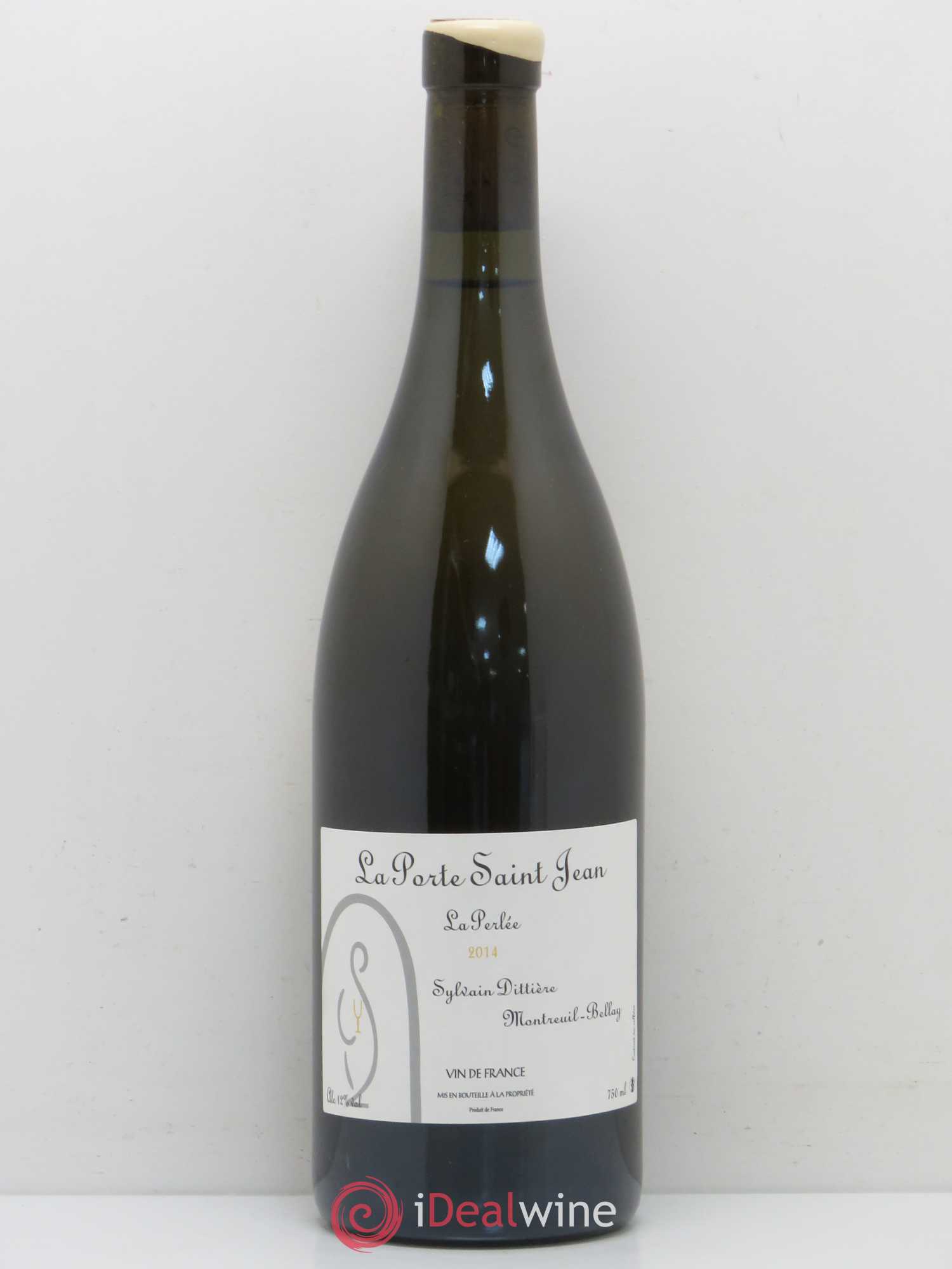 Val de Loire La Perlée La Porte Saint Jean Sylvain Dittière 2014 - Posten von 1 Flasche - 0