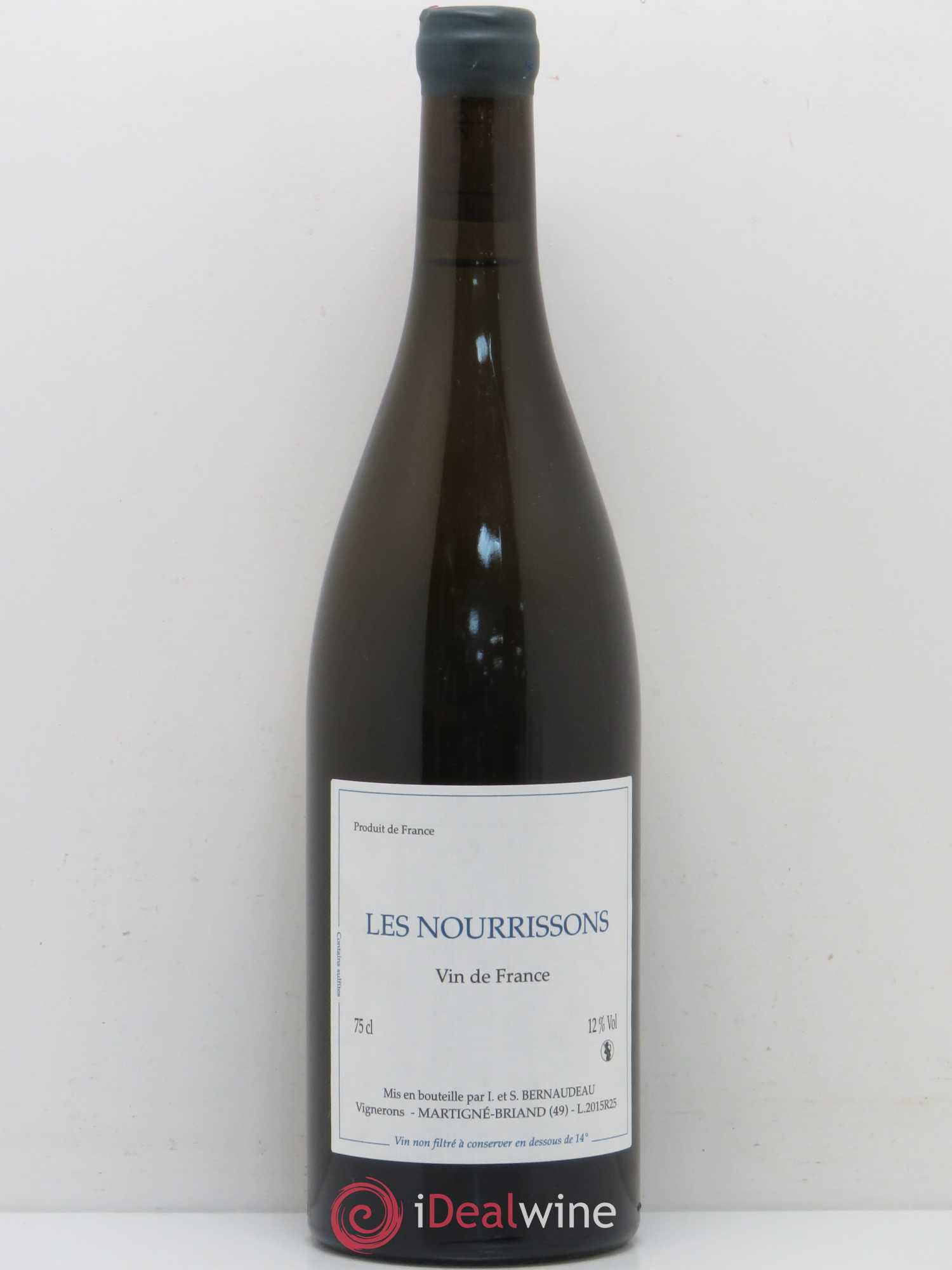 Vin de France Les Nourrissons Stéphane Bernaudeau 2015 - Lot de 1 bouteille - 0