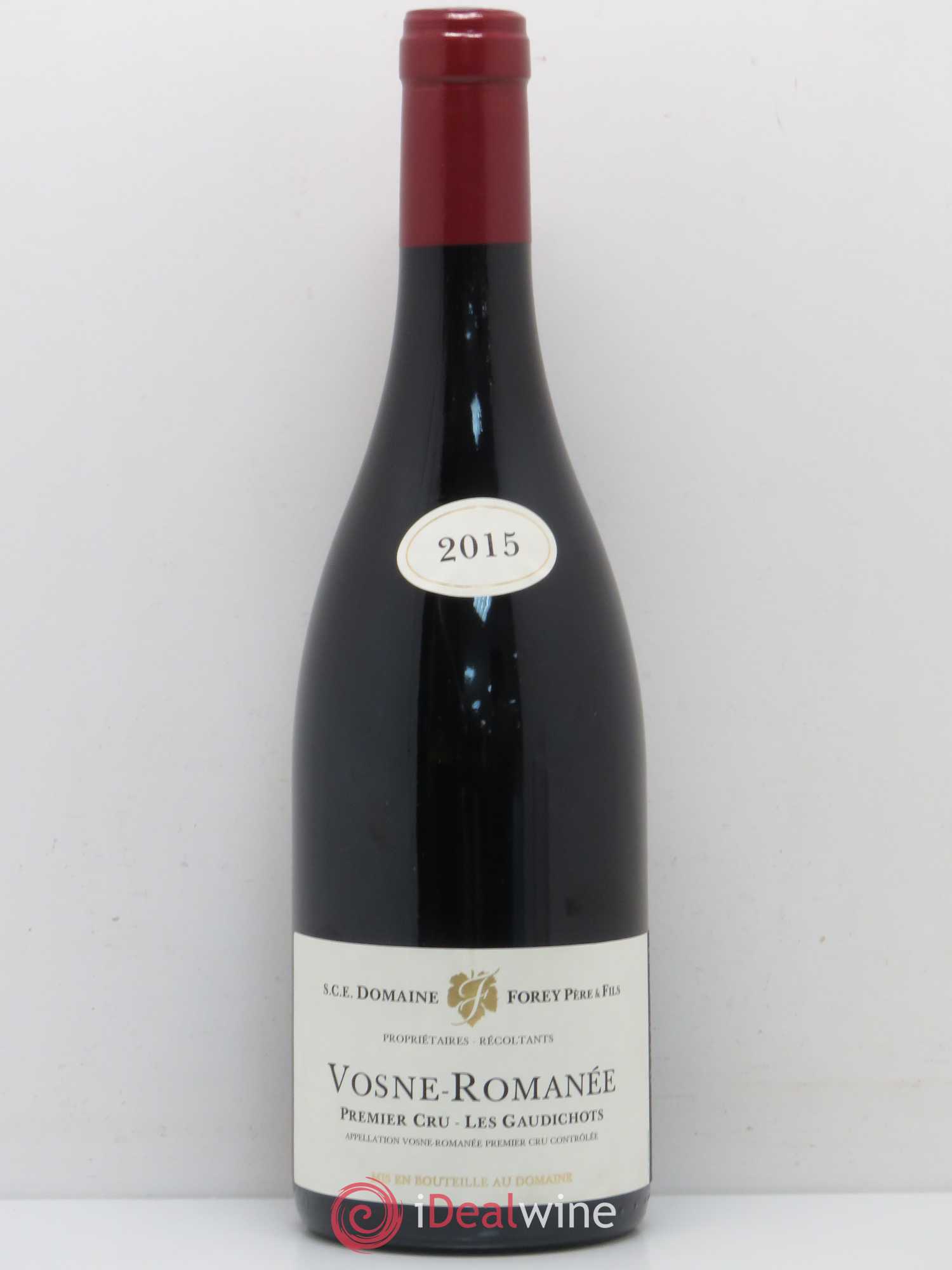 Vosne-Romanée 1er Cru Les Gaudichots Forey Père et Fils (Domaine) 2015 - Lot de 1 bouteille - 0