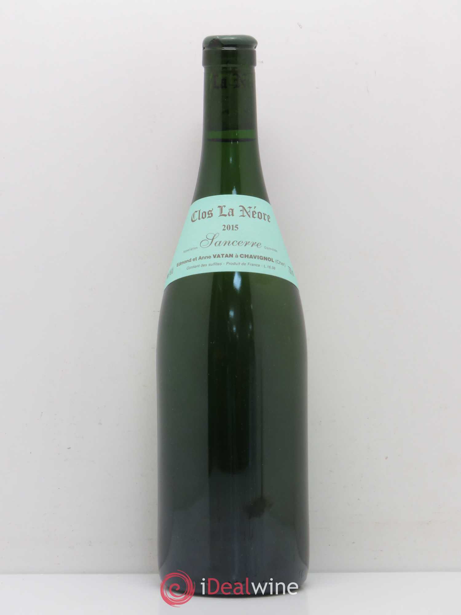 Sancerre Clos la Neore Edmond Vatan 2015 - Lot de 1 bouteille - 0