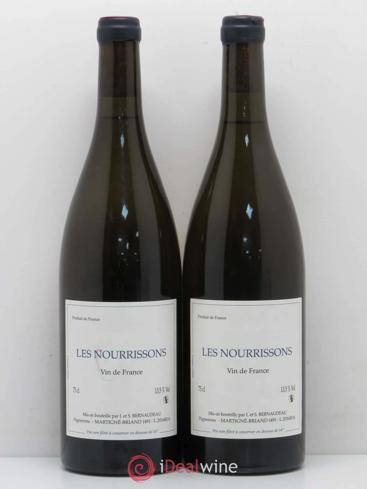 Vin de France Les Nourrissons Stéphane Bernaudeau 2016 - Lot de 2 bouteilles - 0
