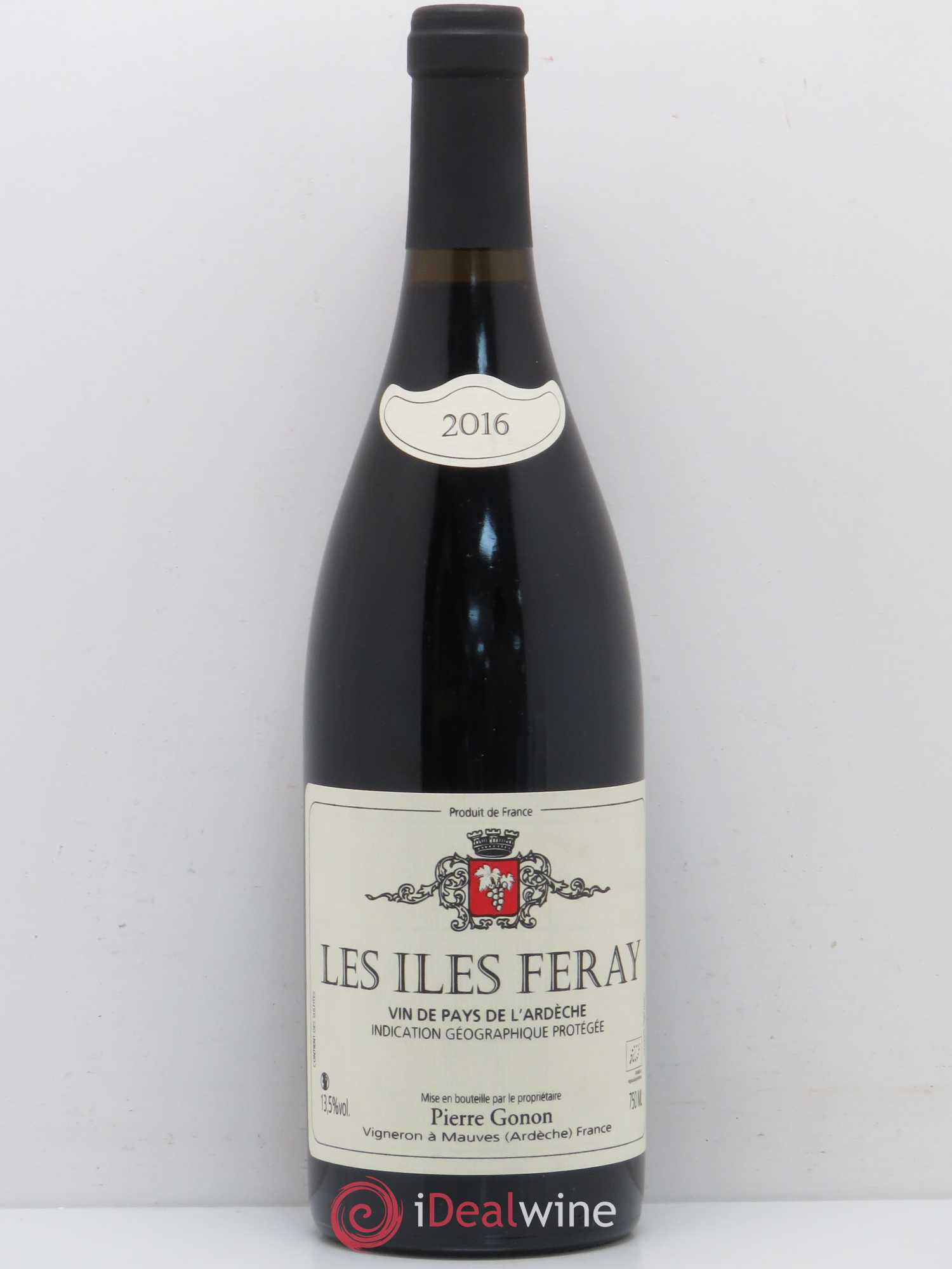 Rhône Les Isles Feray IGP Ardeche Domaine Pierre Gonon 2016 - Posten von 1 Flasche - 0