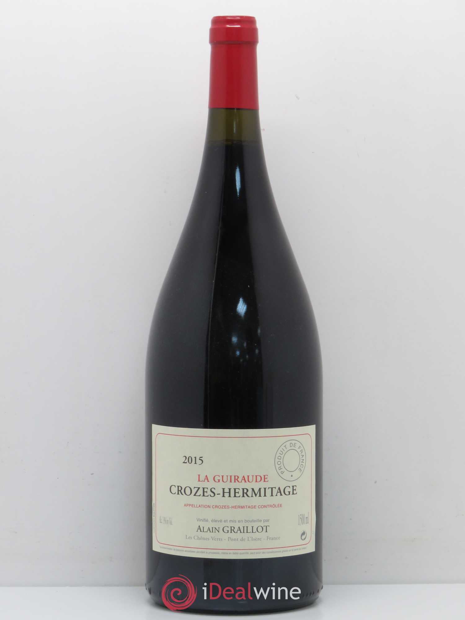 Crozes-Hermitage La Guiraude Domaine Graillot 2015 - Lot de 1 magnum - 0