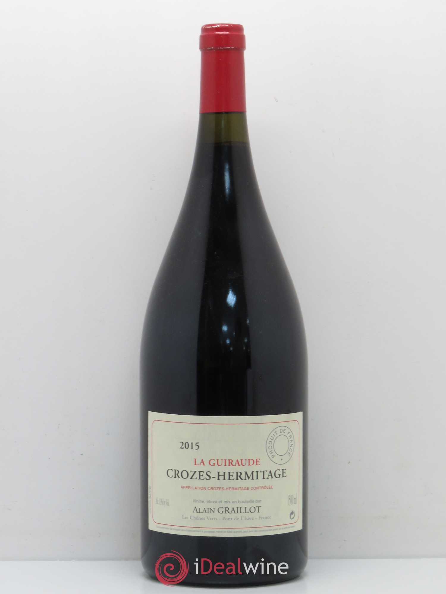 Crozes-Hermitage La Guiraude Domaine Graillot 2015 - Lot de 1 magnum - 0
