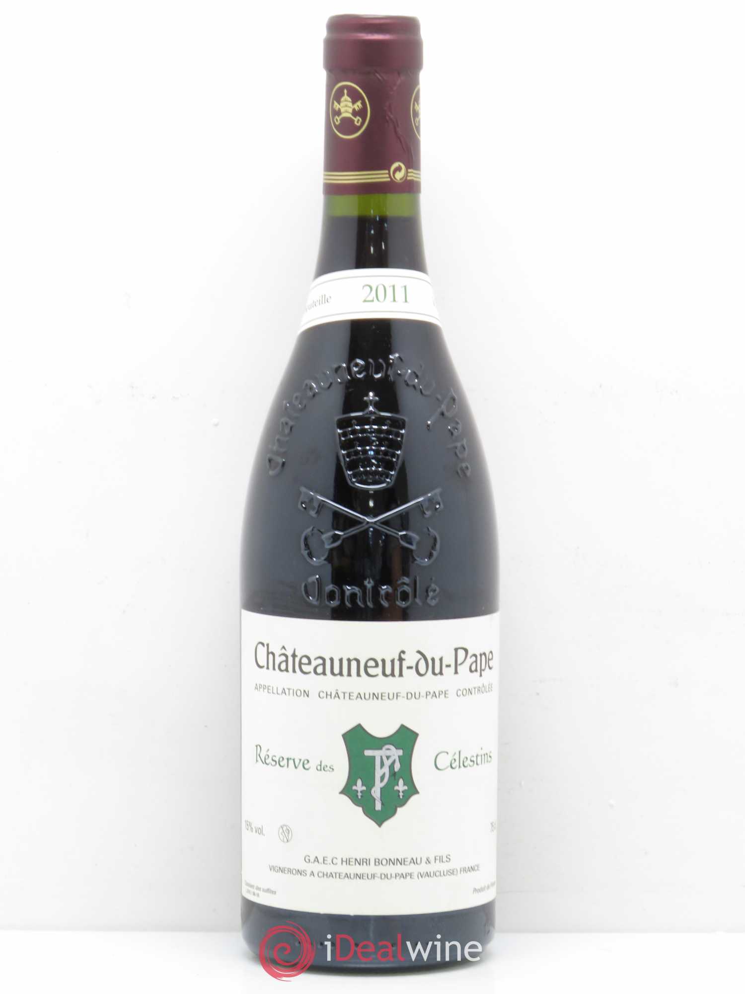 Châteauneuf-du-Pape Réserve des Célestins Henri Bonneau & Fils 2011 - Lot de 1 bouteille - 0