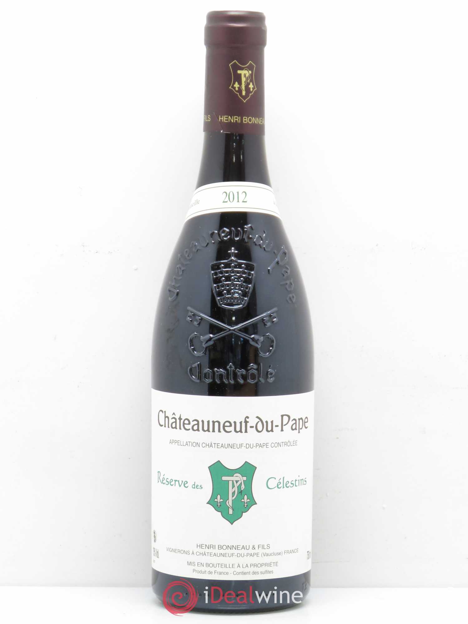 Châteauneuf-du-Pape Réserve des Célestins Henri Bonneau & Fils 2012 - Lot de 1 bouteille - 0