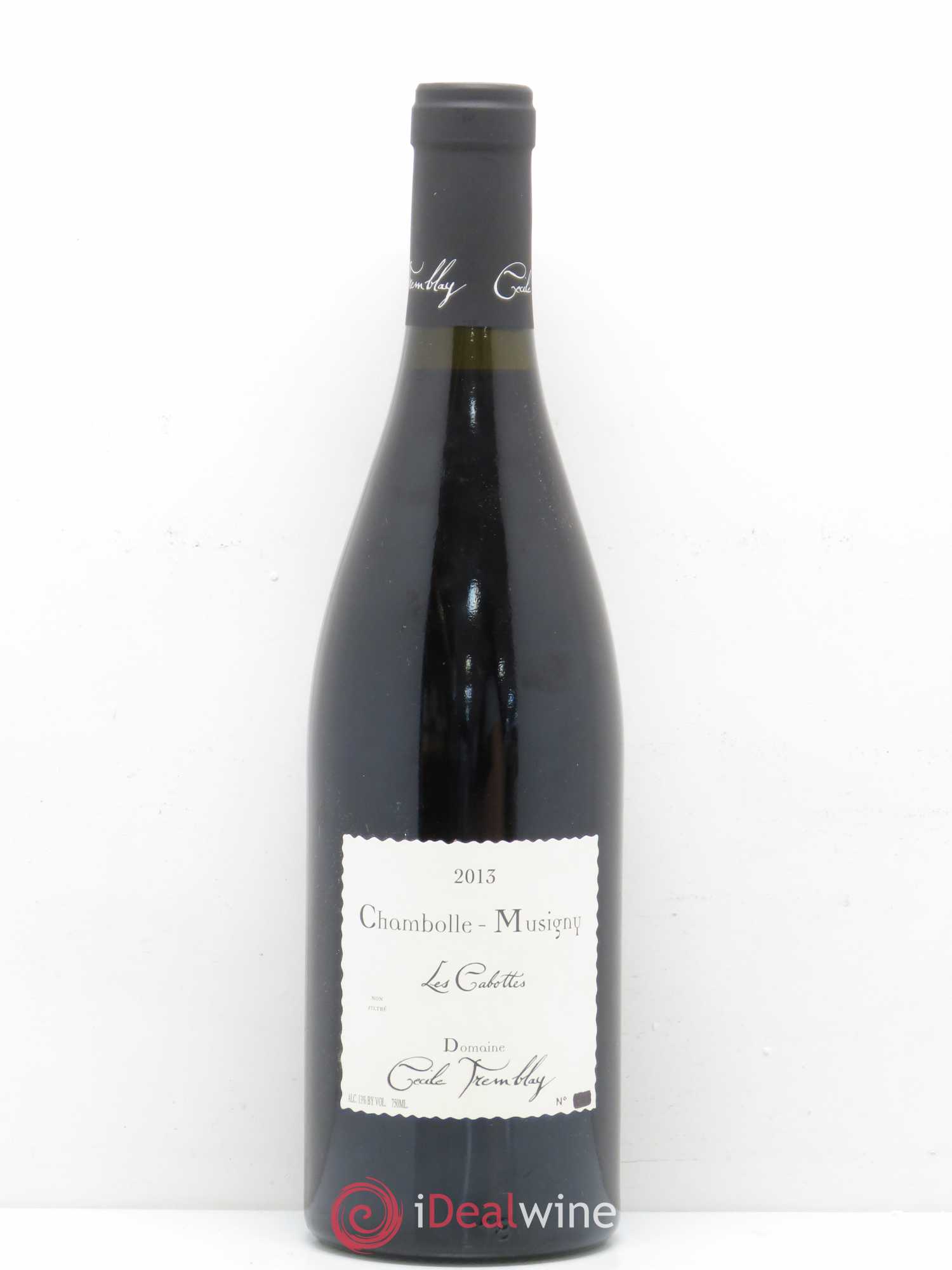Chambolle-Musigny Les Cabottes Cécile Tremblay 2013 - Lot de 1 bouteille - 0