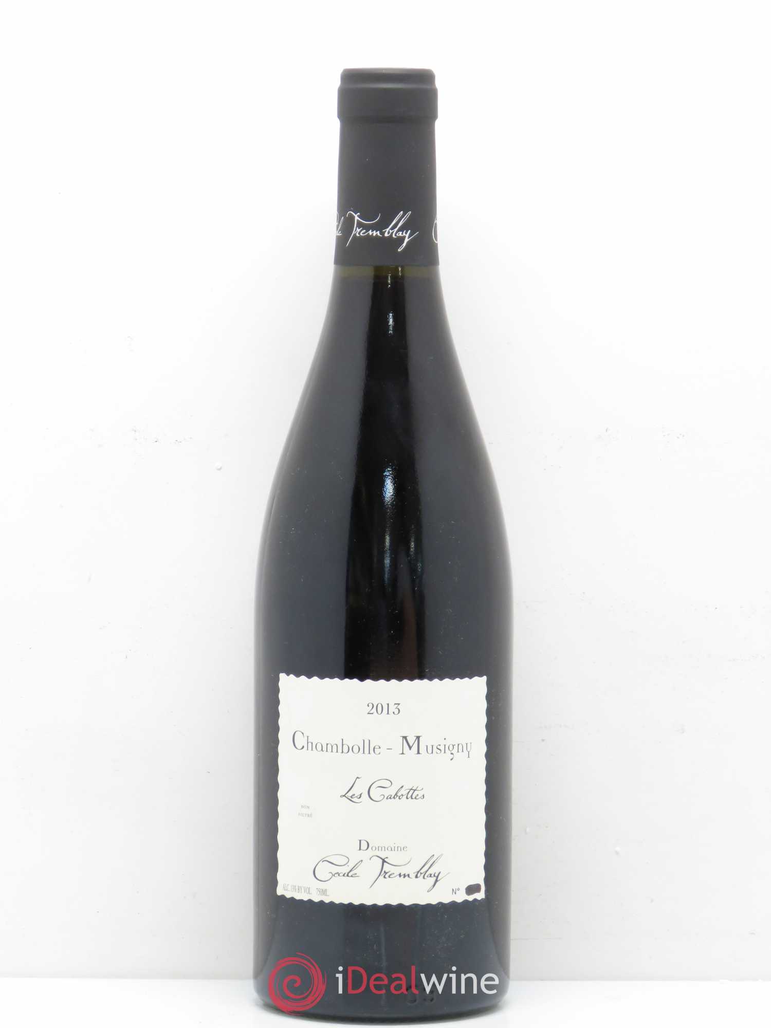 Chambolle-Musigny Les Cabottes Cécile Tremblay 2013 - Lot de 1 bouteille - 0