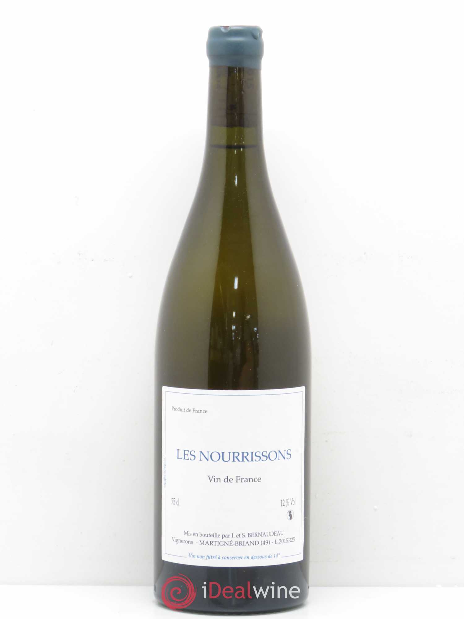 Vin de France Les Nourrissons Stéphane Bernaudeau 2015 - Lot de 1 bouteille - 0