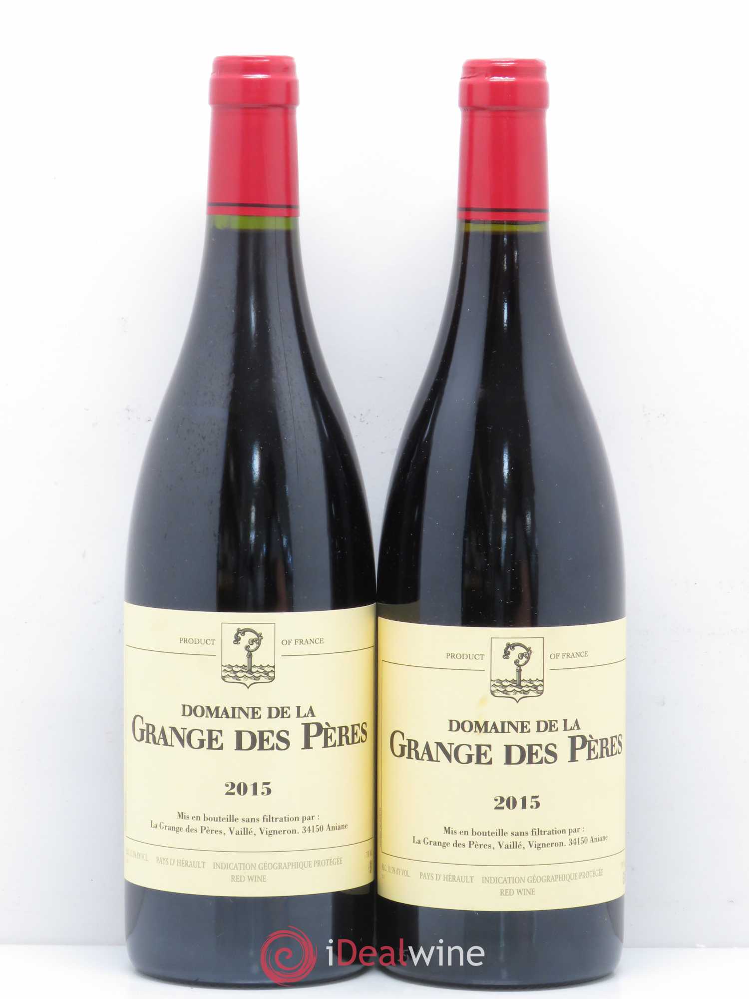 Pays d'Hérault Grange des Pères Laurent Vaillé 2015 - Lot de 2 bouteilles - 0