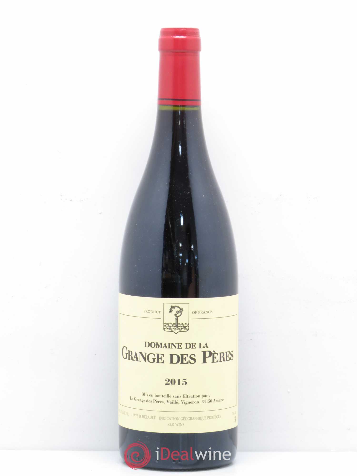 Pays d'Hérault Grange des Pères Laurent Vaillé 2015 - Lot de 1 bouteille - 0
