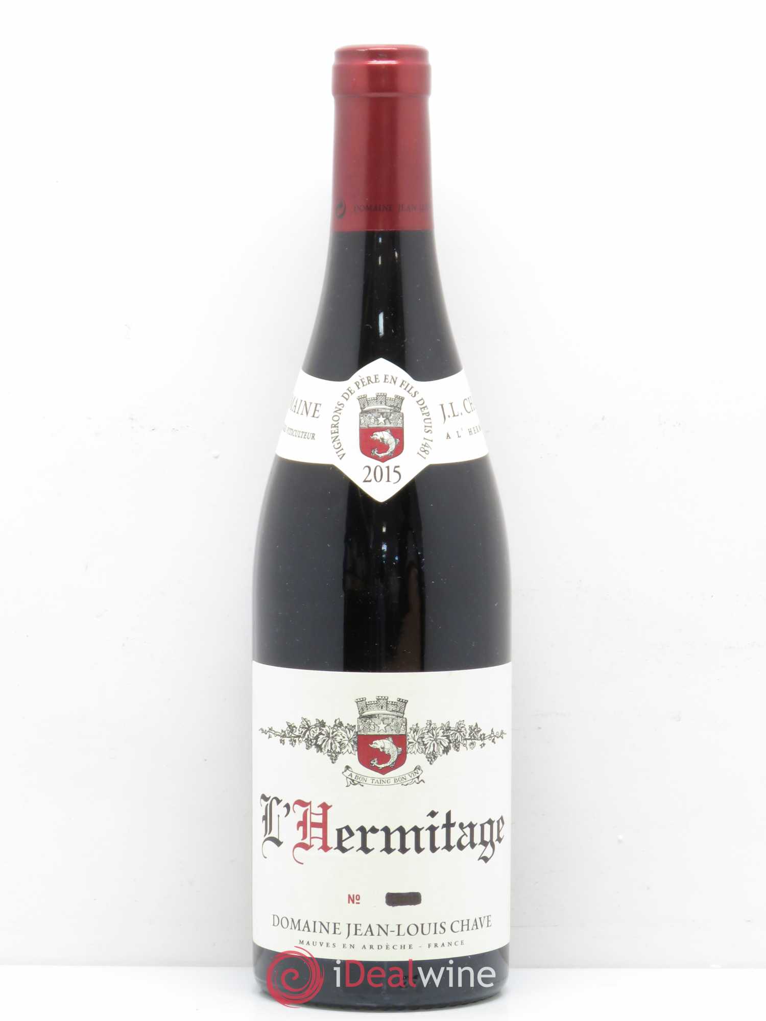 Hermitage Jean-Louis Chave 2015 - Lot de 1 bouteille - 0
