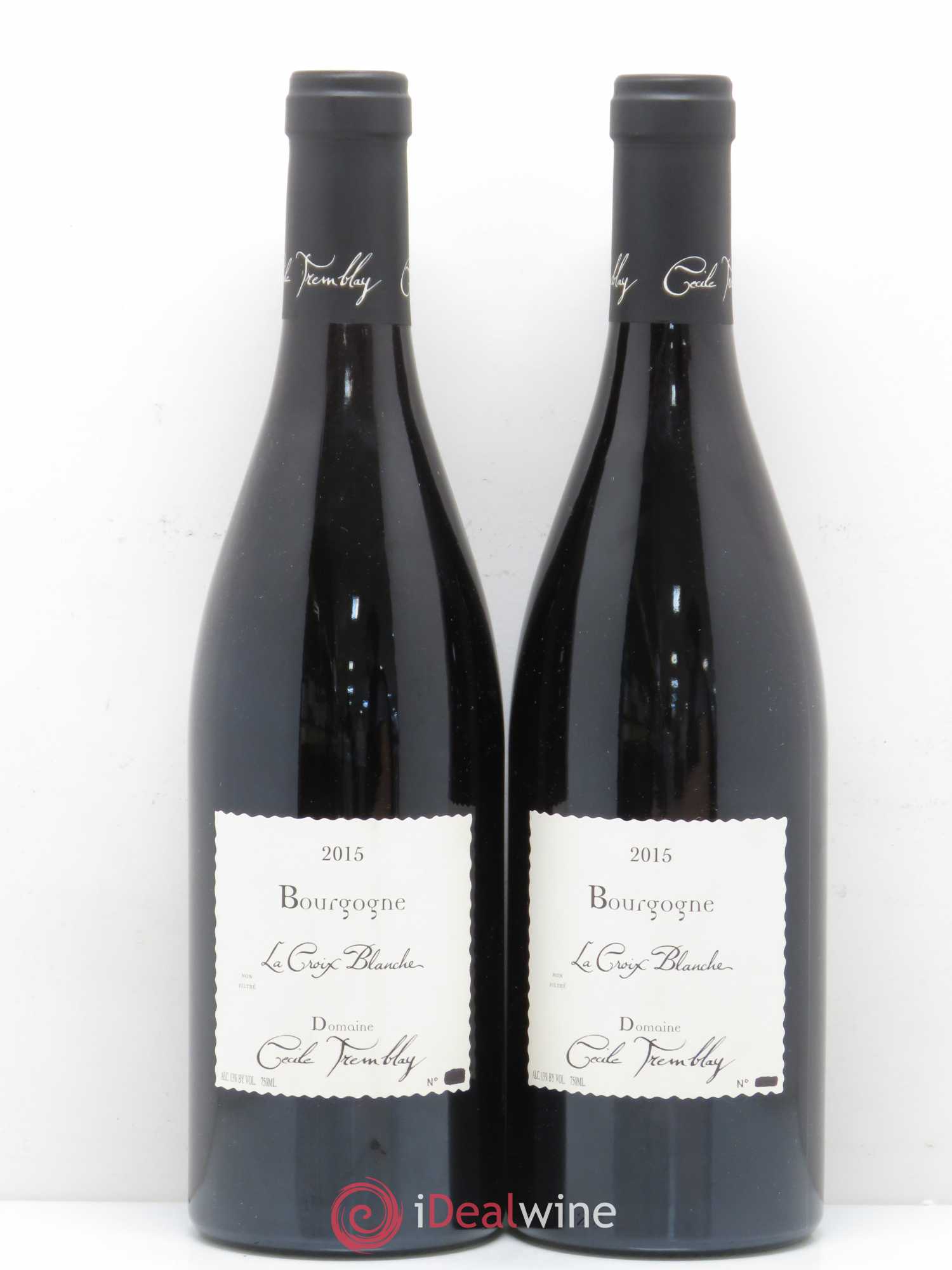 Bourgogne La Croix Blanche Cécile Tremblay 2015 - Posten von 2 Flaschen - 0