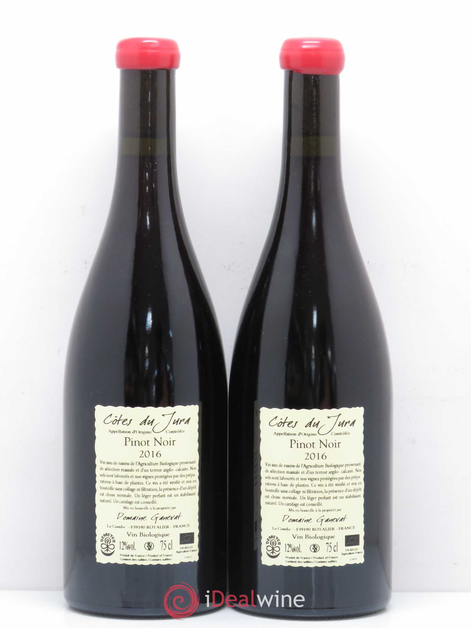 Côtes du Jura Cuvée Julien Jean-François Ganevat (Domaine) 2016 - Lot de 2 bouteilles - 1