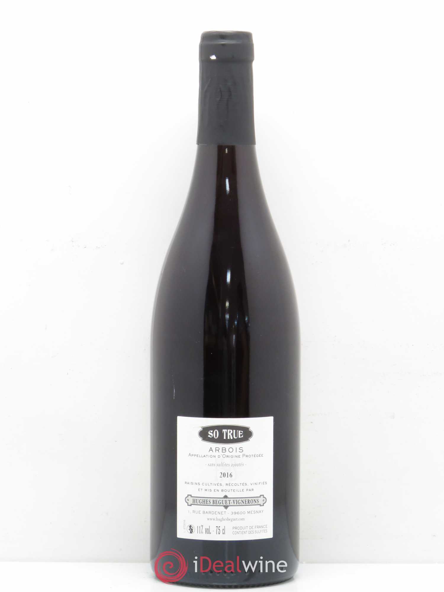 Arbois So True Hugues Beguet 2016 - Posten von 1 Flasche - 1