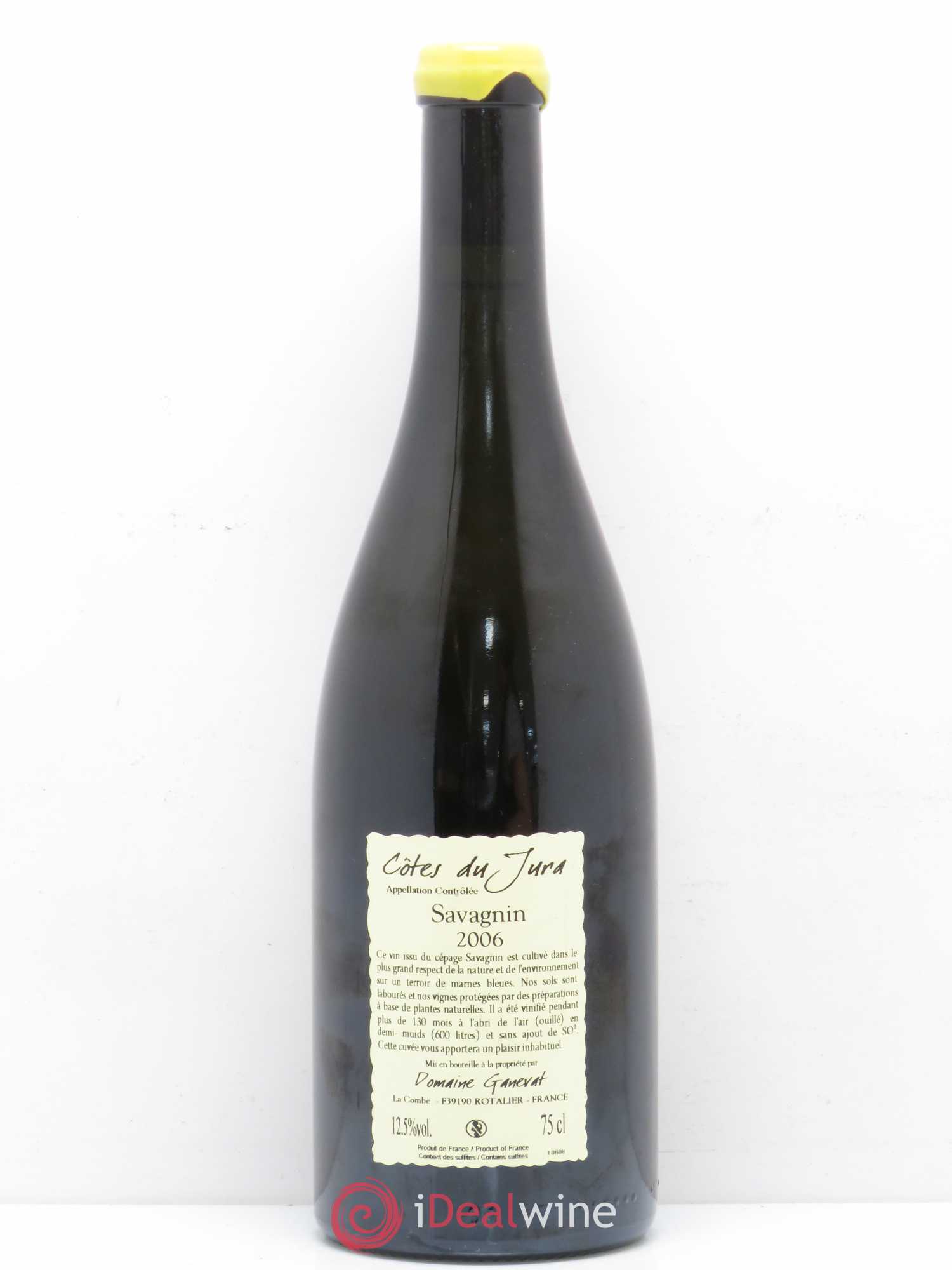 Côtes du Jura Les Vignes de mon Père Jean-François Ganevat (Domaine) 2006 - Lot de 1 bouteille - 1