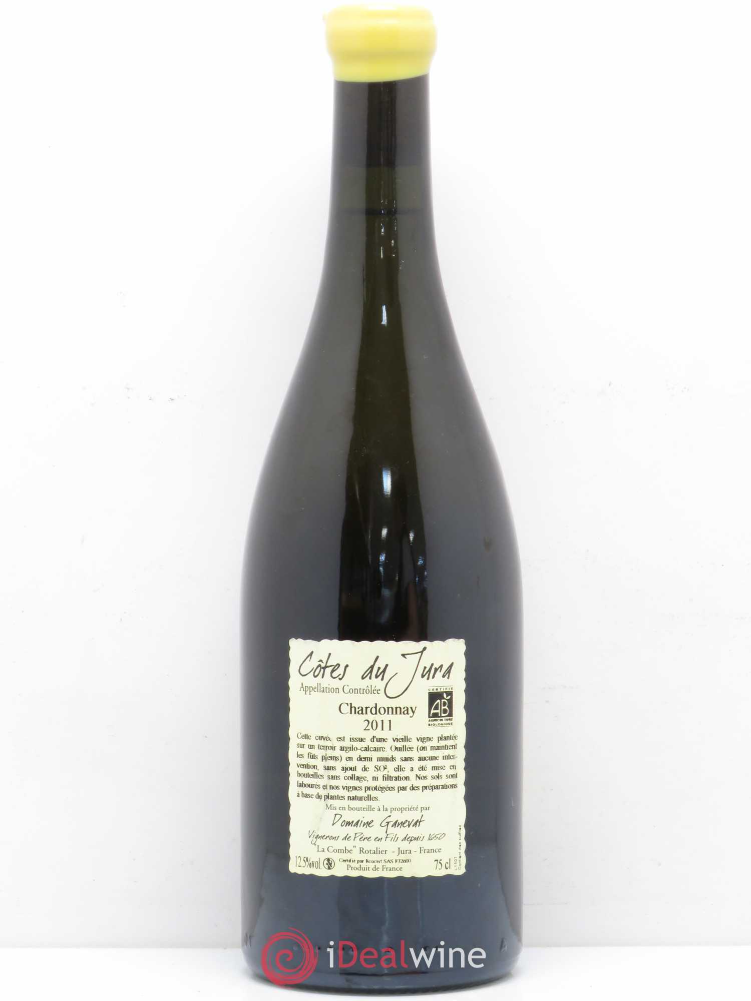 Côtes du Jura Les Chamois du Paradis Jean-François Ganevat (Domaine) 2011 - Lot de 1 bouteille - 1