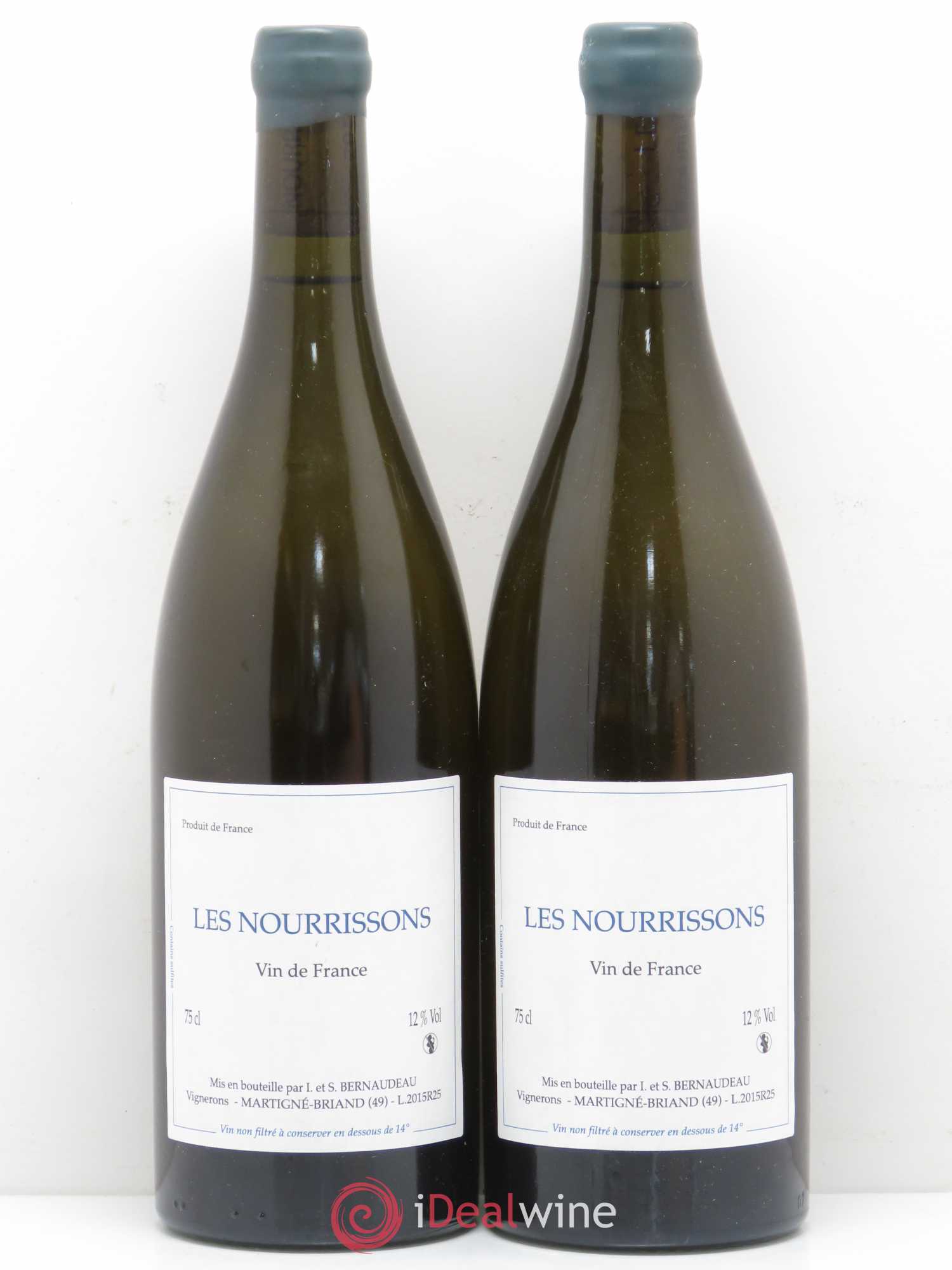 Vin de France Les Nourrissons Stéphane Bernaudeau 2015 - Lot de 2 bouteilles - 0