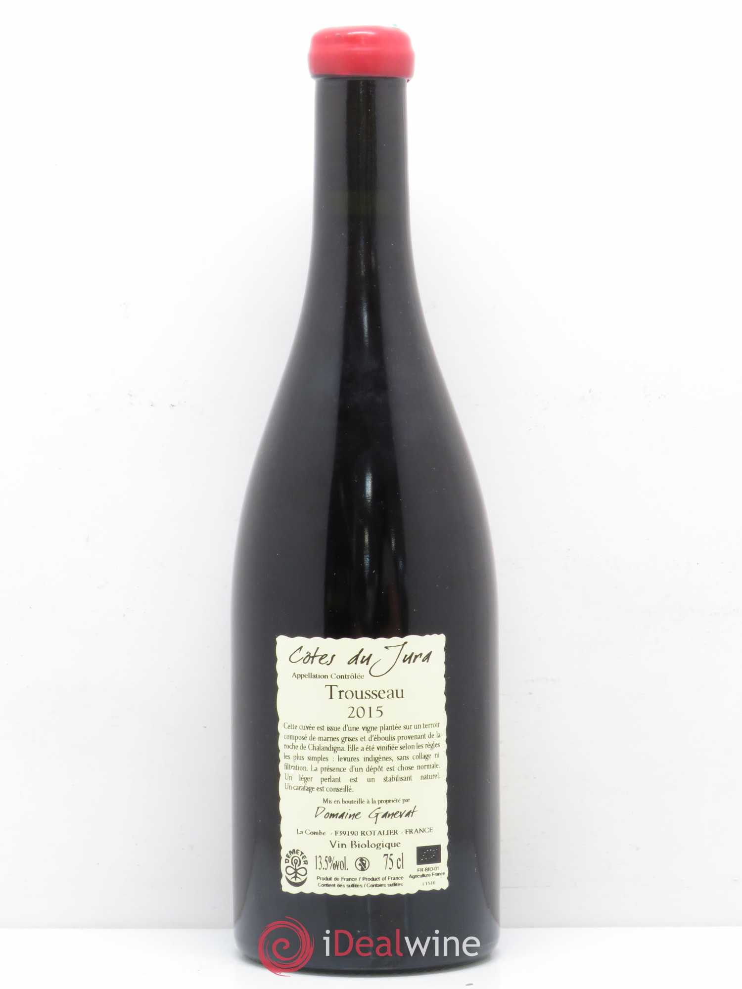 Côtes du Jura Plein Sud Jean-François Ganevat (Domaine) 2015 - Lot de 1 bouteille - 1