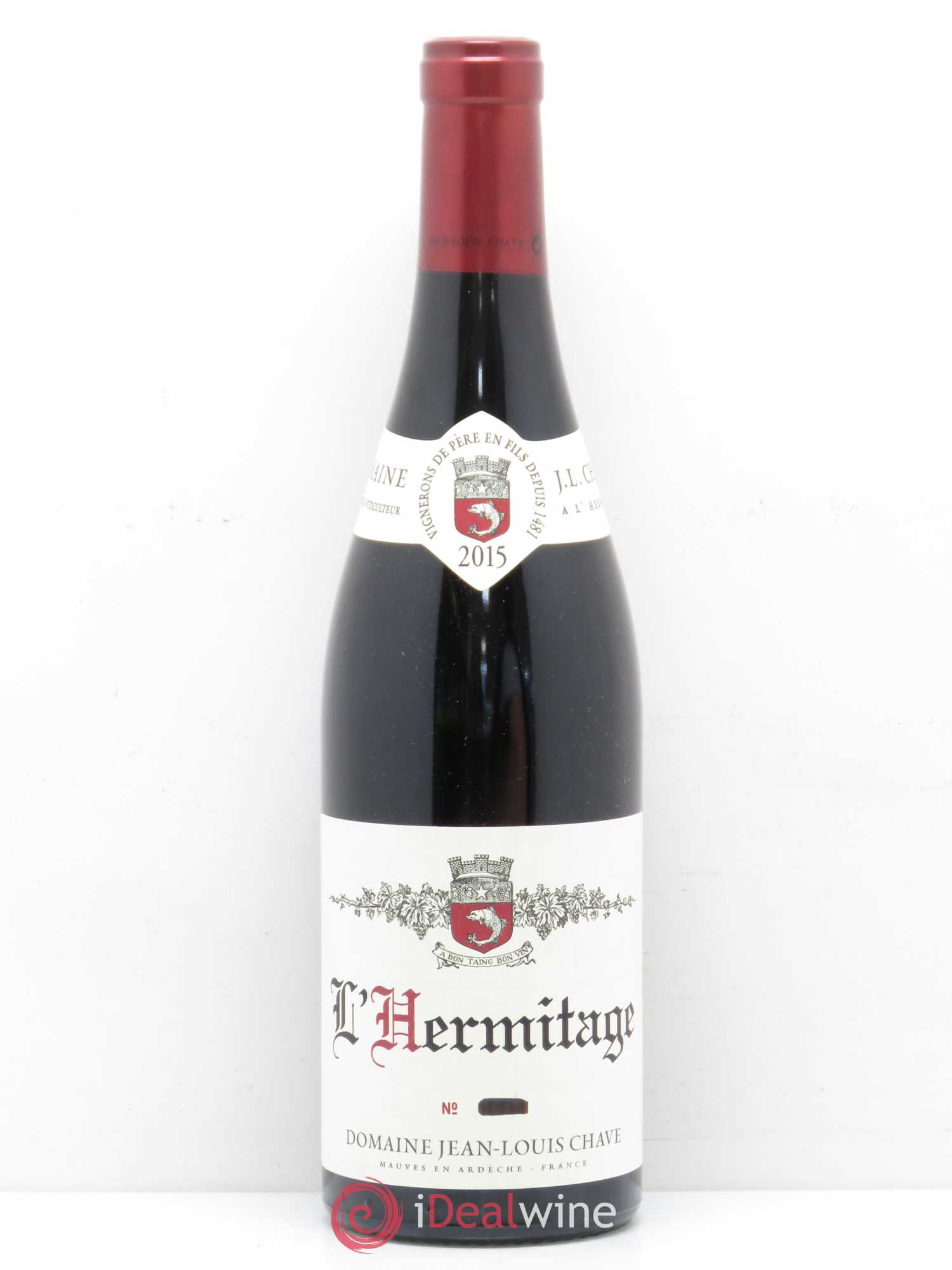 Hermitage Jean-Louis Chave 2015 - Lot de 1 bouteille - 0
