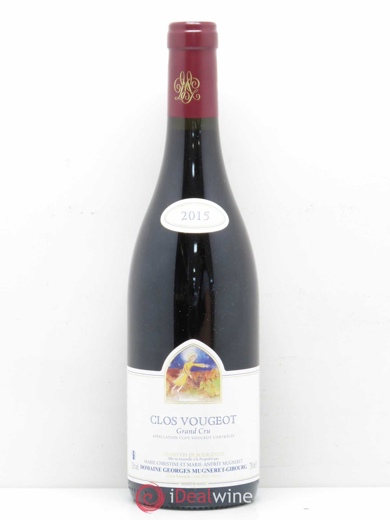 Clos de Vougeot Grand Cru Mugneret-Gibourg (Domaine) 2015 - Lot de 1 bouteille - 0